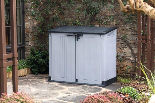 Coffre de jardin Itout midi KETER gris clair / noir, 880 l - 2