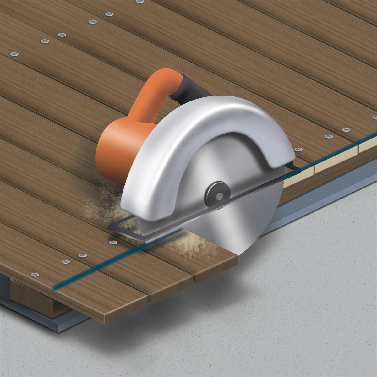 posare_pavimento_esterno_in_legno_su_travetti-linea-di-taglio