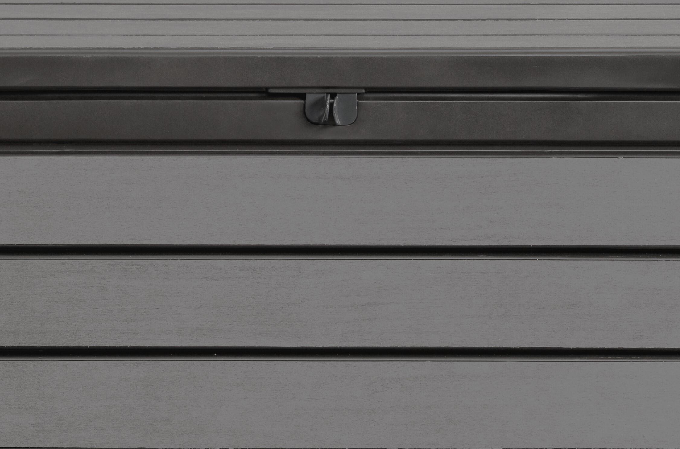 Baule panchina KETER STORAGE BENCH in polipropilene antracite L 139 x H 89 x P 63.8 cm - 12