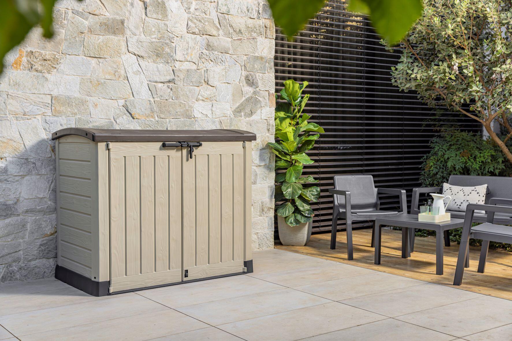 Baule KETER in polipropilene beige L 146 x H 120 x P 82 cm - 3