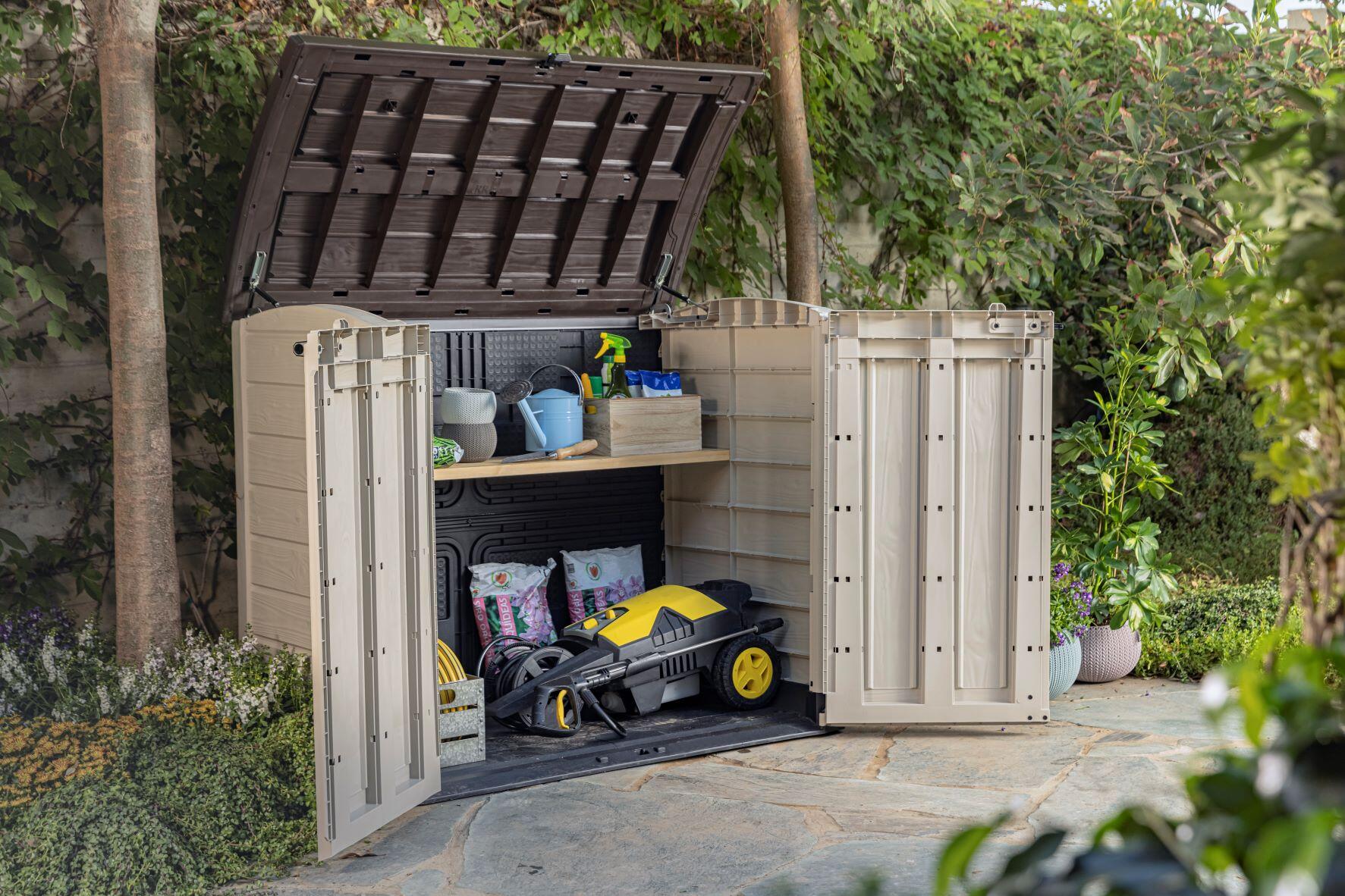 Baule KETER in polipropilene beige L 146 x H 120 x P 82 cm - 2