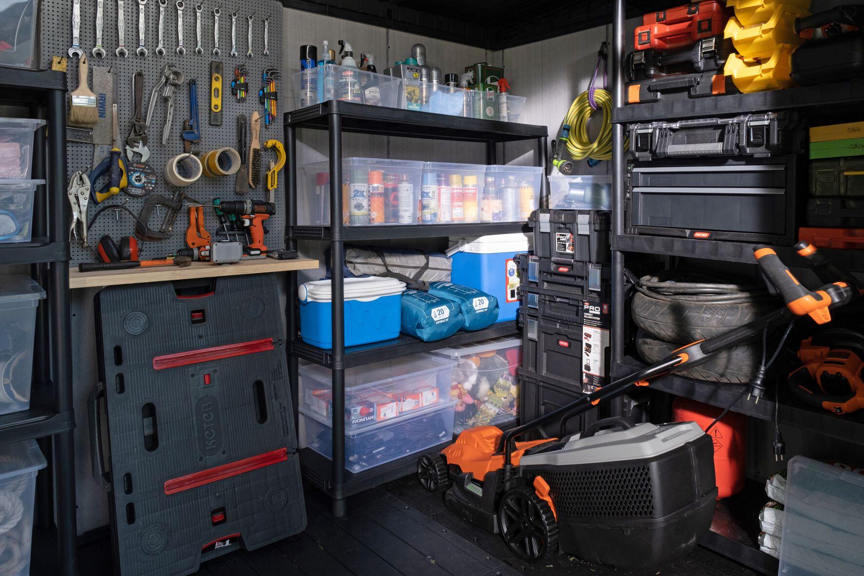 Abri de jardin polypropylène KETER Artisan 97 Ep.20 mm, 6 m² - 4