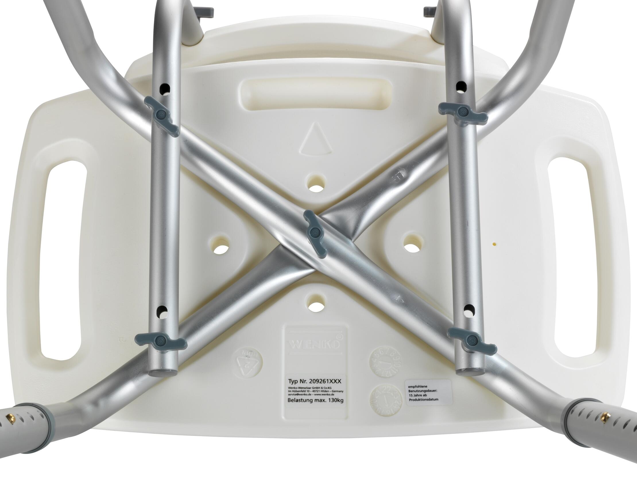 Taburete Secura blanco 54x85.5 cm - 5