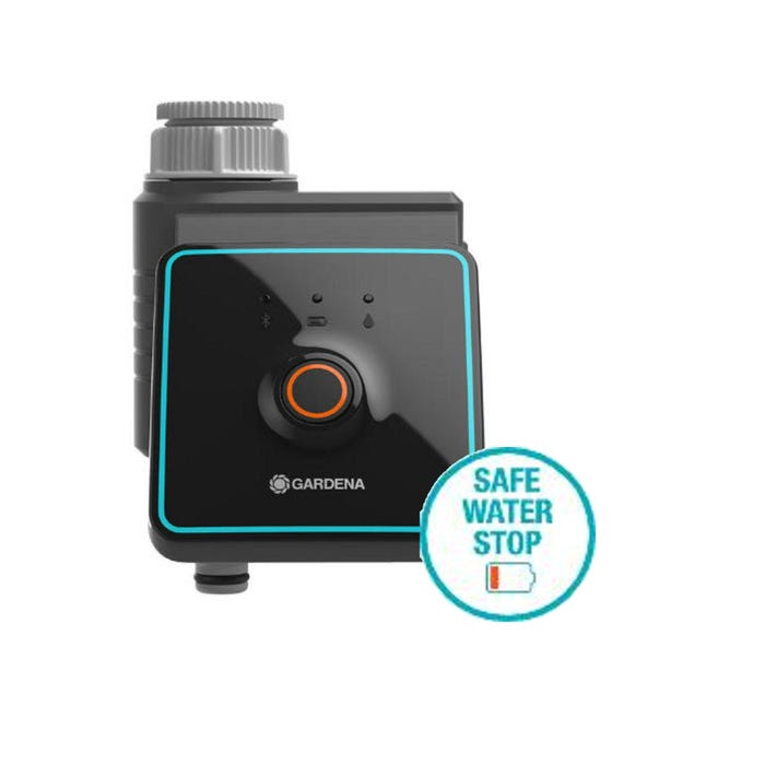 Programmateur bluetooth Gardena safe water stop 