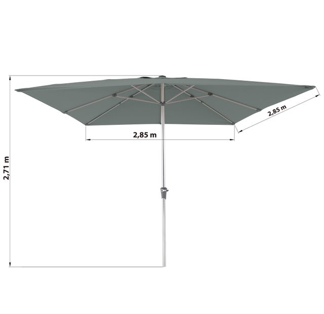 Guarda-sol NATERIAL aura ii 290x290cm verde sage