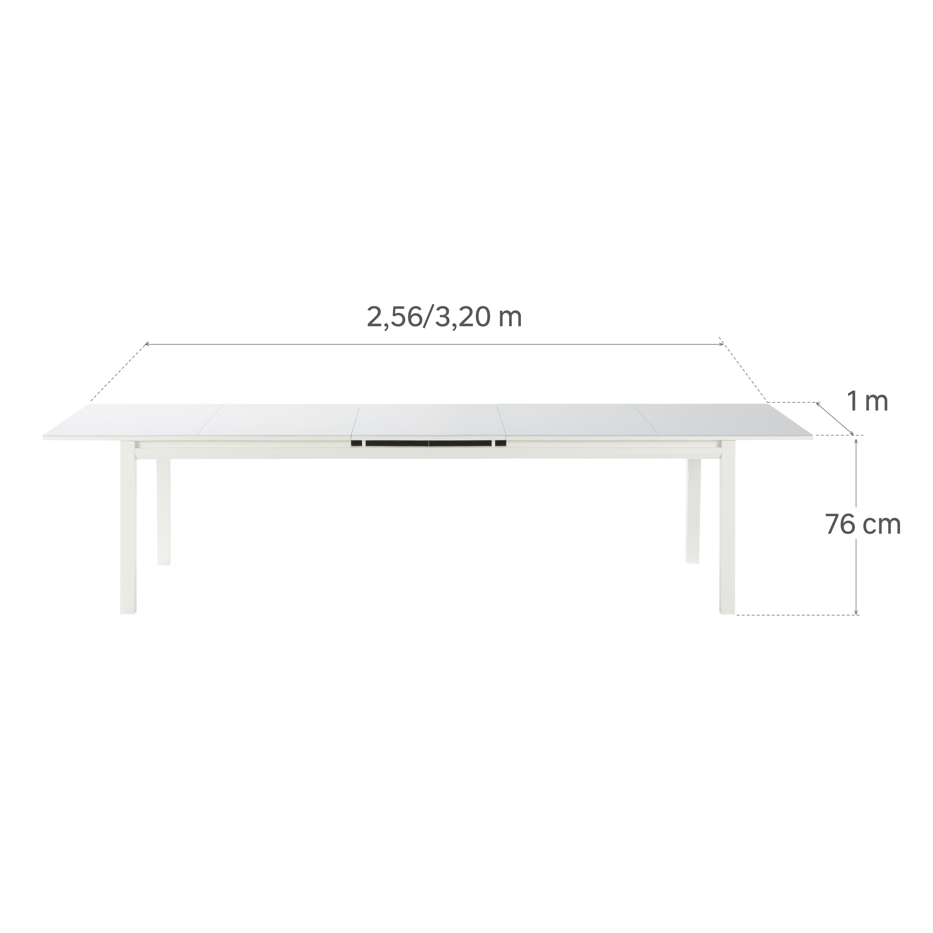 Conjunto de muebles de jardín odyssea ii de aluminio para 10 comensales