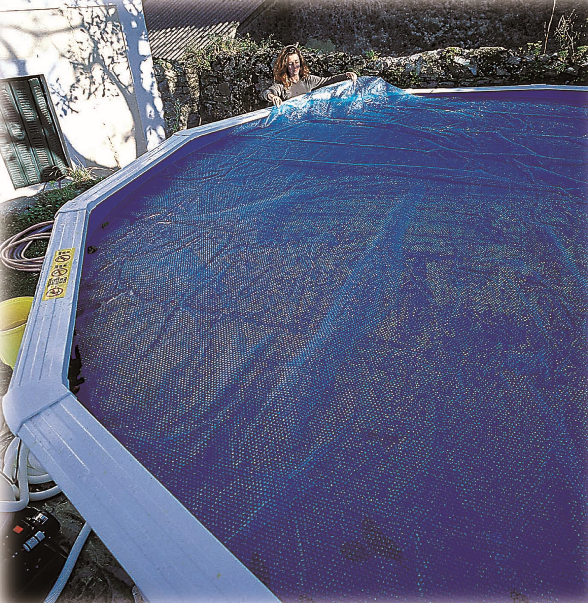 Cubierta de verano ovalada de polietileno 295x495 cm - 10