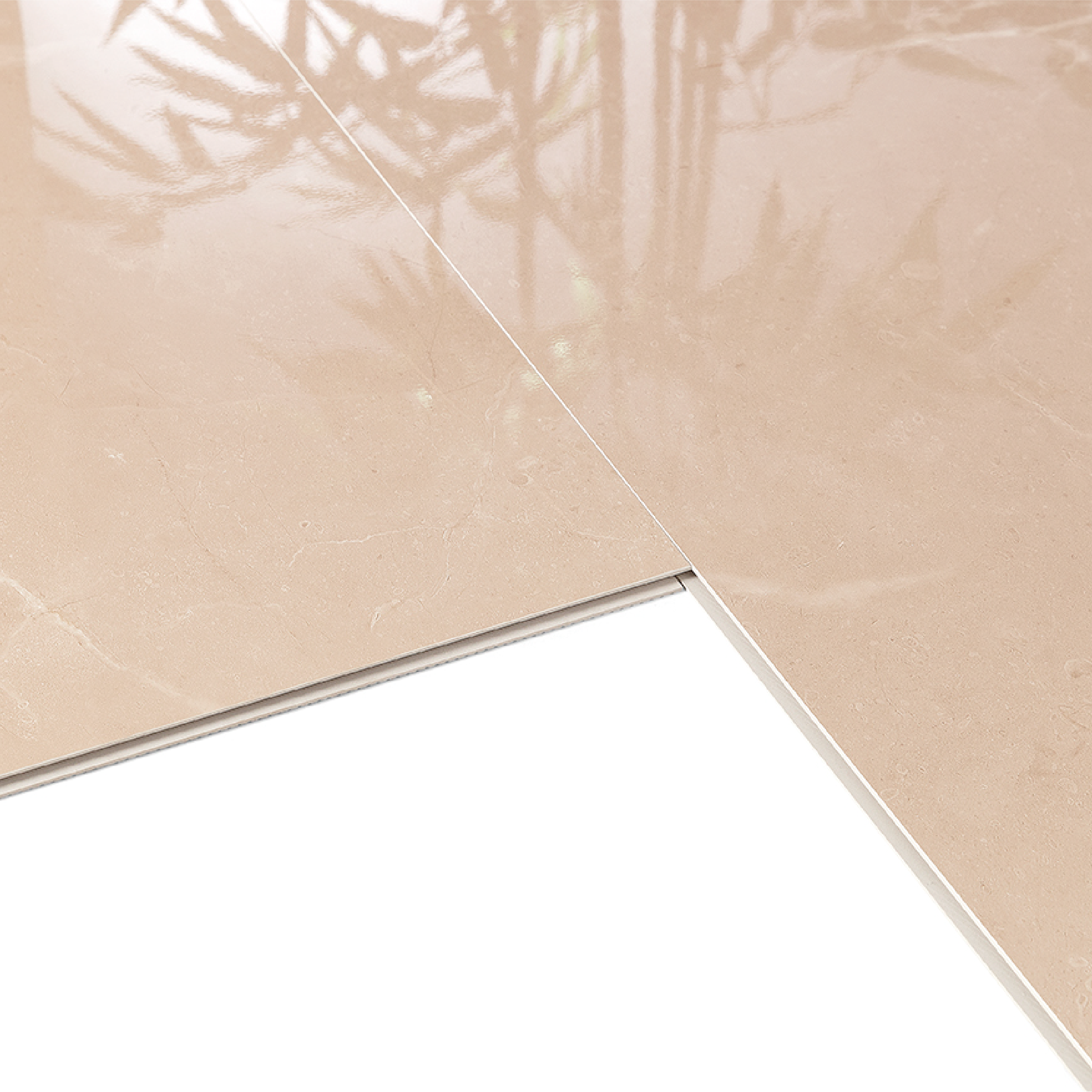 Revestimiento de pared decorativo efecto mármol de PVC Artens Renow beige brillo de 70x40cm - 7