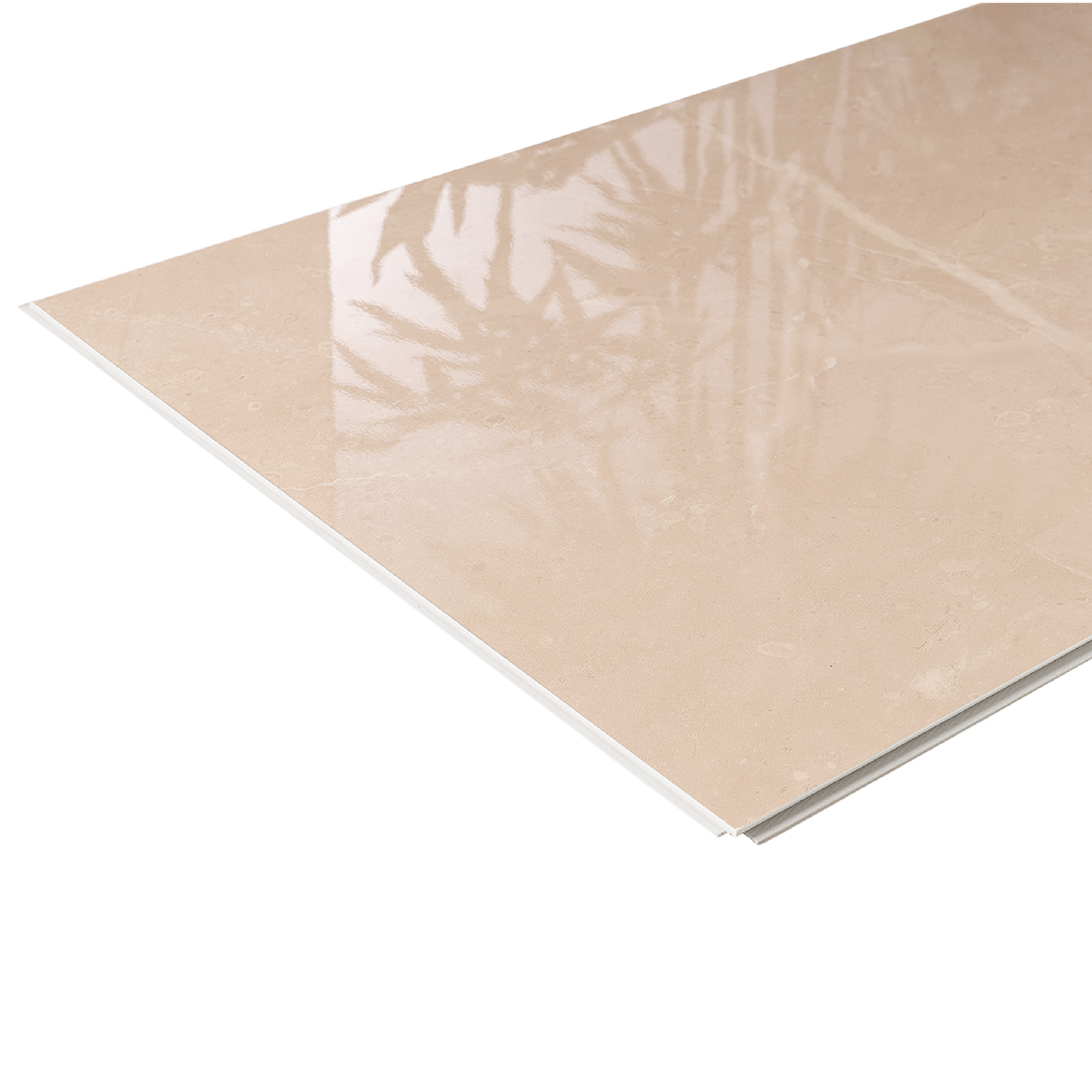 Revestimiento de pared decorativo efecto mármol de PVC Artens Renow beige brillo de 70x40cm - 5
