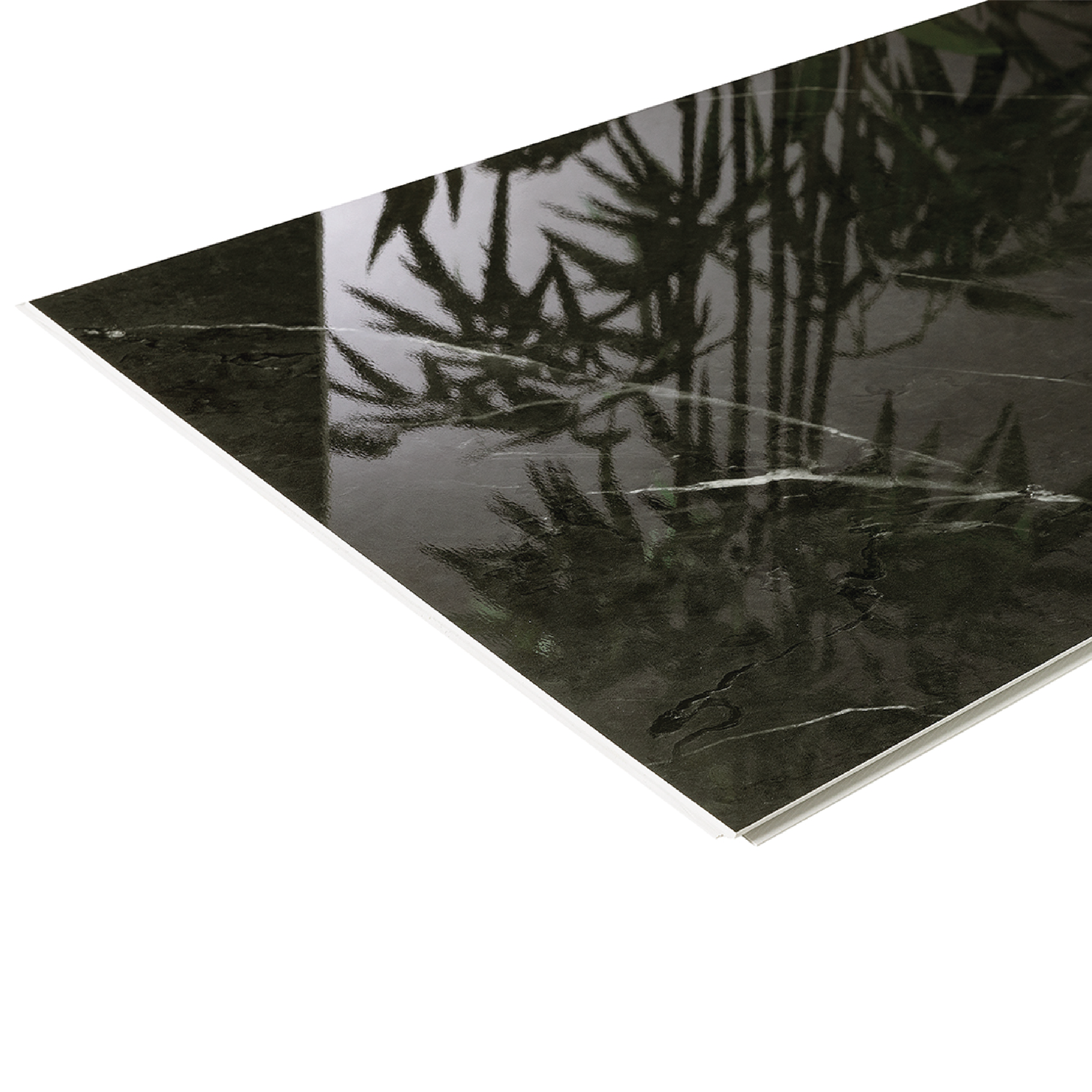 Panele winylowe ścienne wodoodporne do łazienki Czarny Marmur 70x40 cm Artens - 5