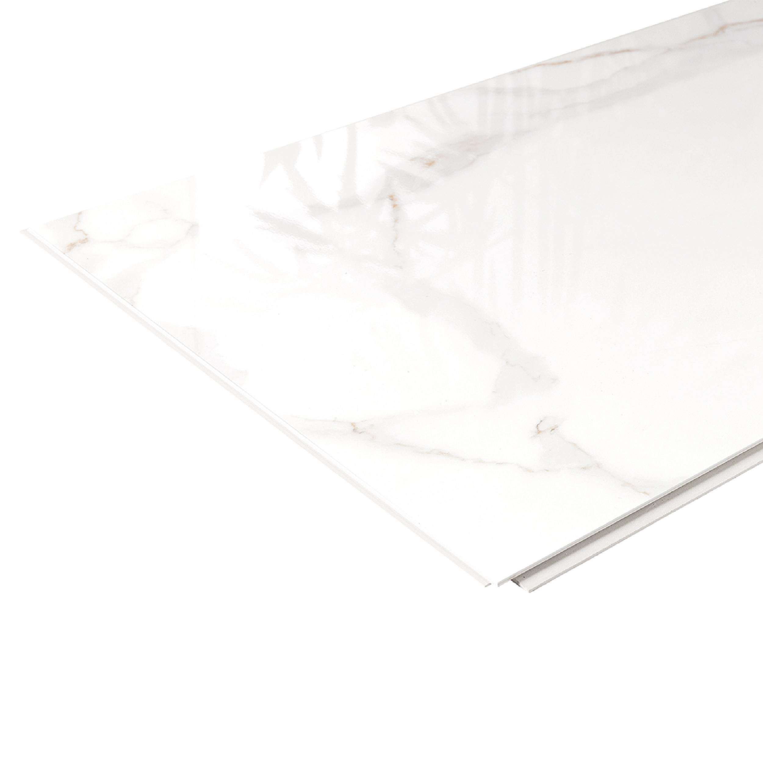 Panele winylowe ścienne wodoodporne do łazienki Biały Marmur 70x40 cm Artens - 6