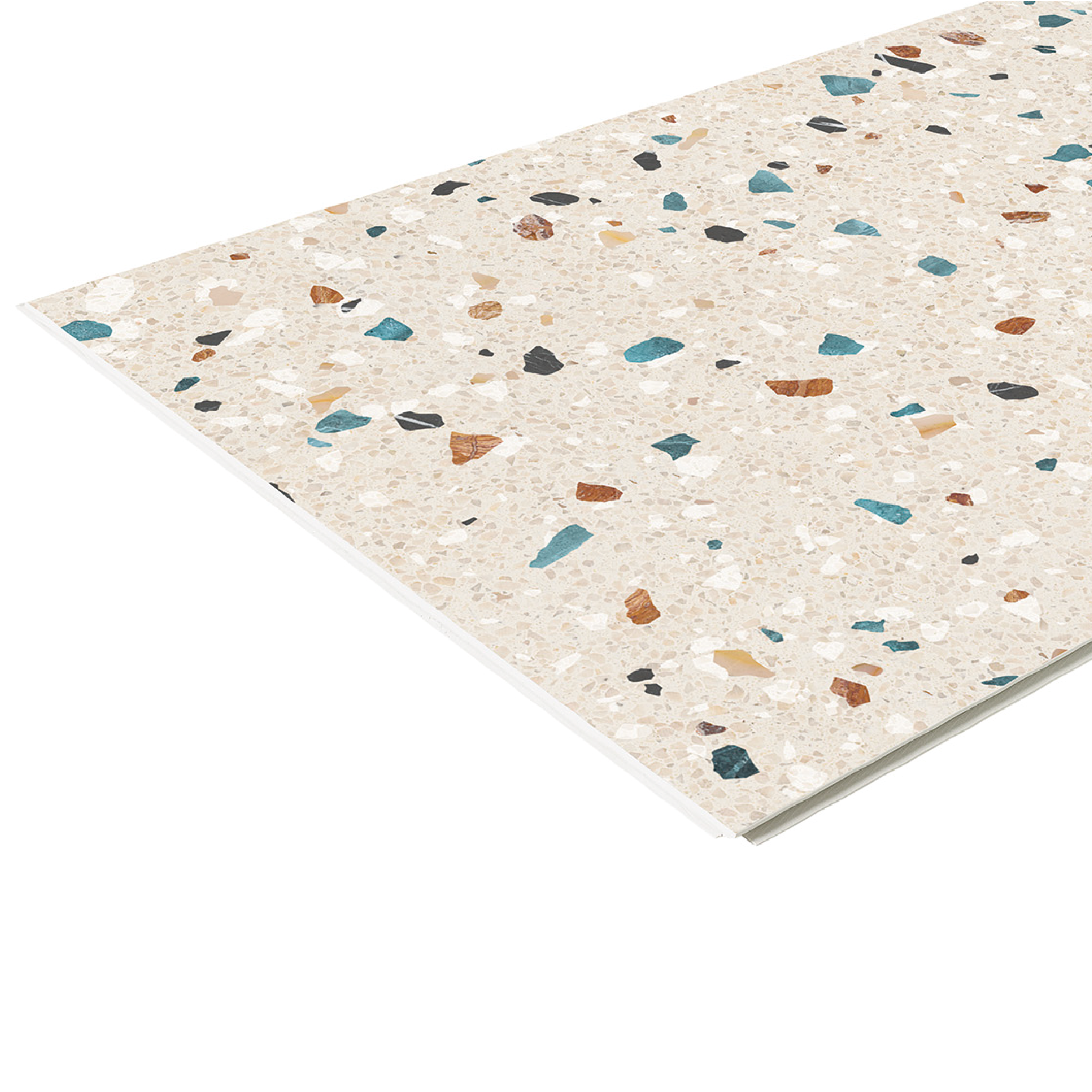 Dalle murale PVC effet terrazzo RENOWALL ARTENS, L.70 x l.40 cm, Ep.4.2 mm - 6