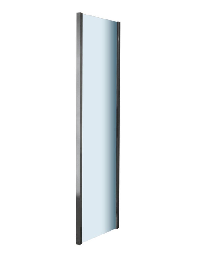 Pannello laterale per box doccia EM Record L 80 x H 195cm, Sp. 6 mm vetro trasparente profilo silver