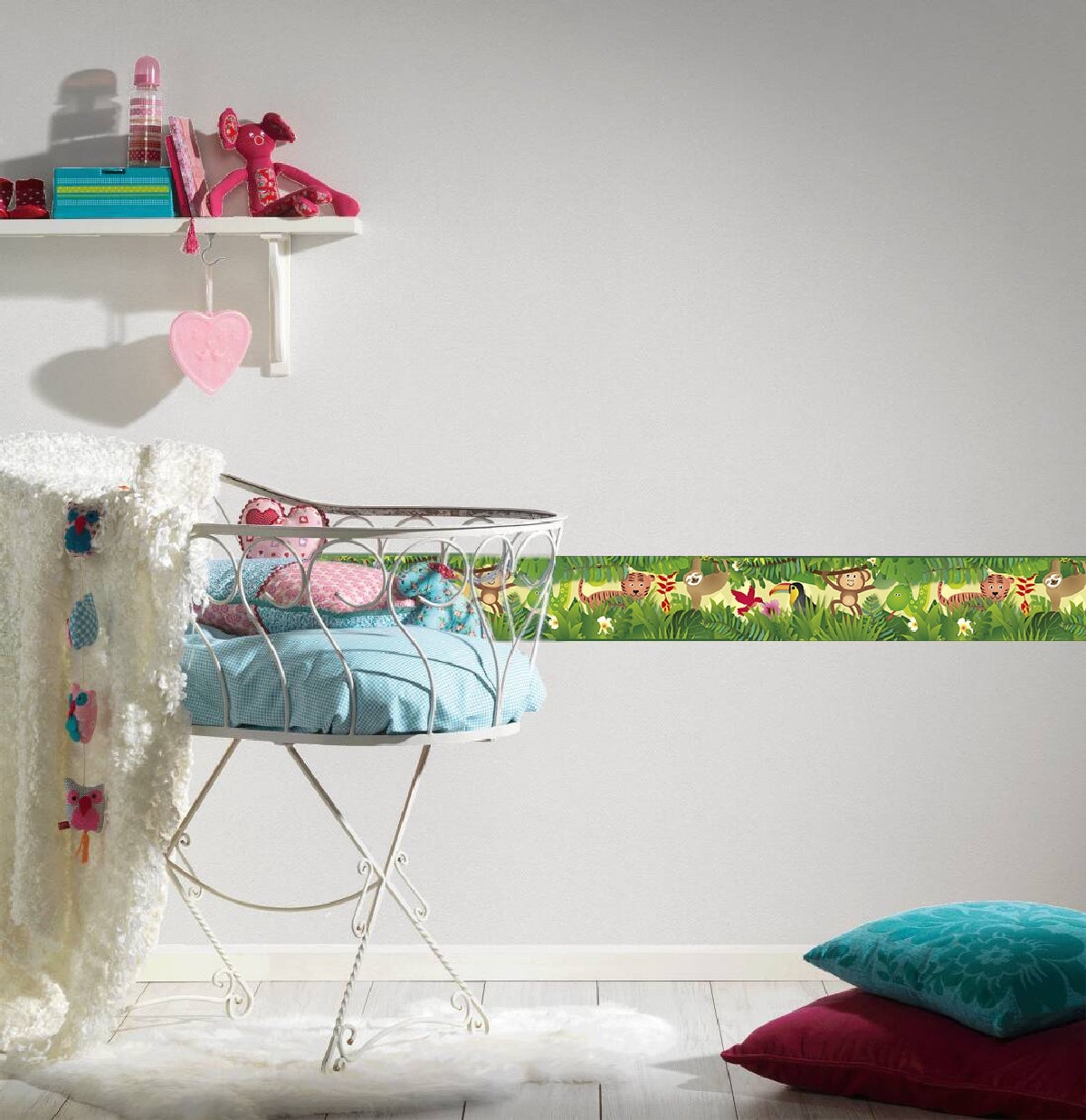 Bordo per carta da parati Jungla multicolore 15.6 cm x 5 m - 2