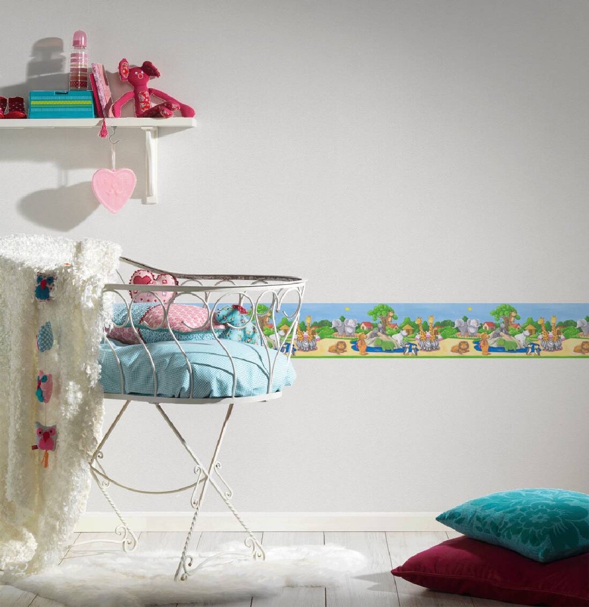 Bordo per carta da parati Zoo multicolore 17.7 cm x 5 m - 2