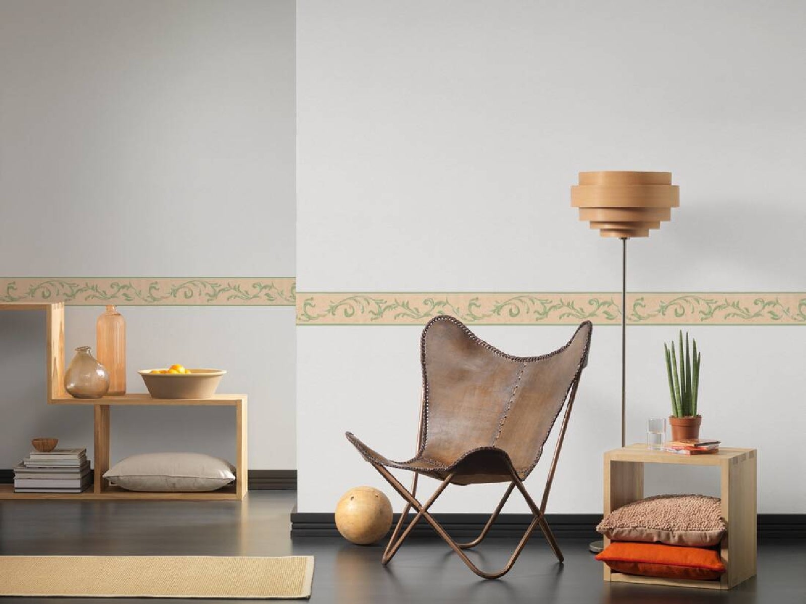 Bordo per carta da parati Tralcio verde 13.3 cm x 5 m - 2