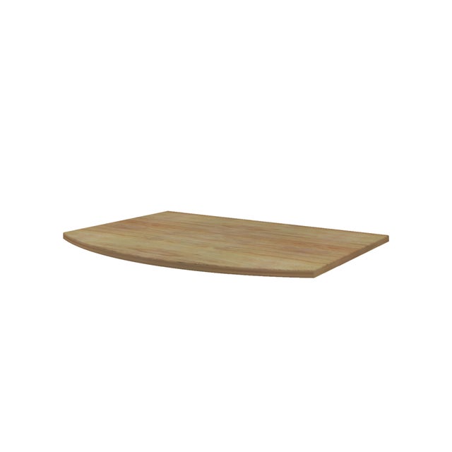 Top per lavabo Vague BADEN HAUS L 69 x H 1.6 x P 51 cm rovere tabacco stratificato, verniciato