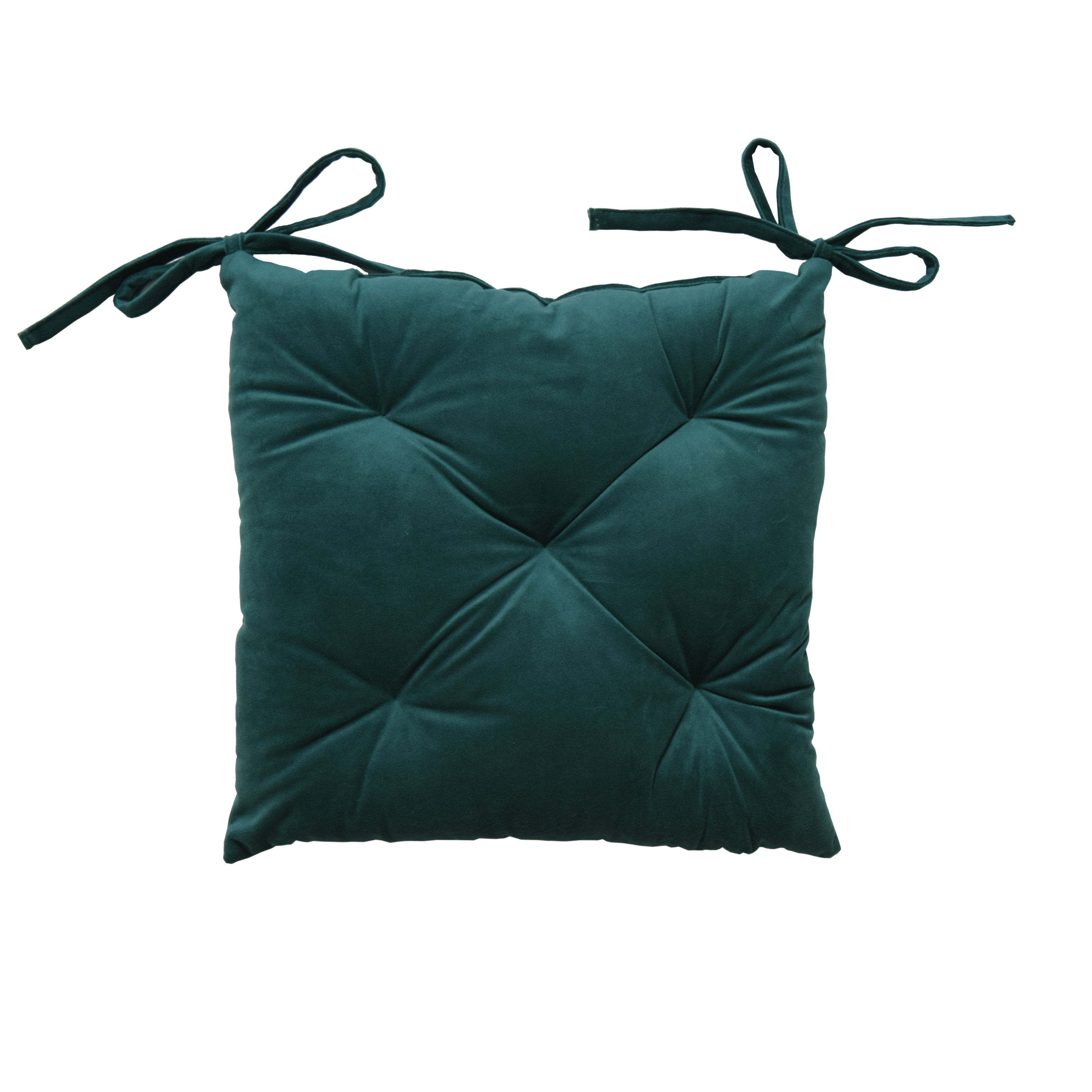 Cojín de silla inspire loic azul emerald 40x40 cm