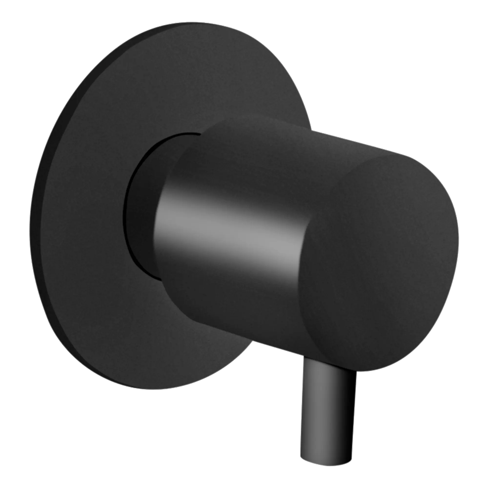 Distribuidor empotrado 3 salidas maier look negro mate