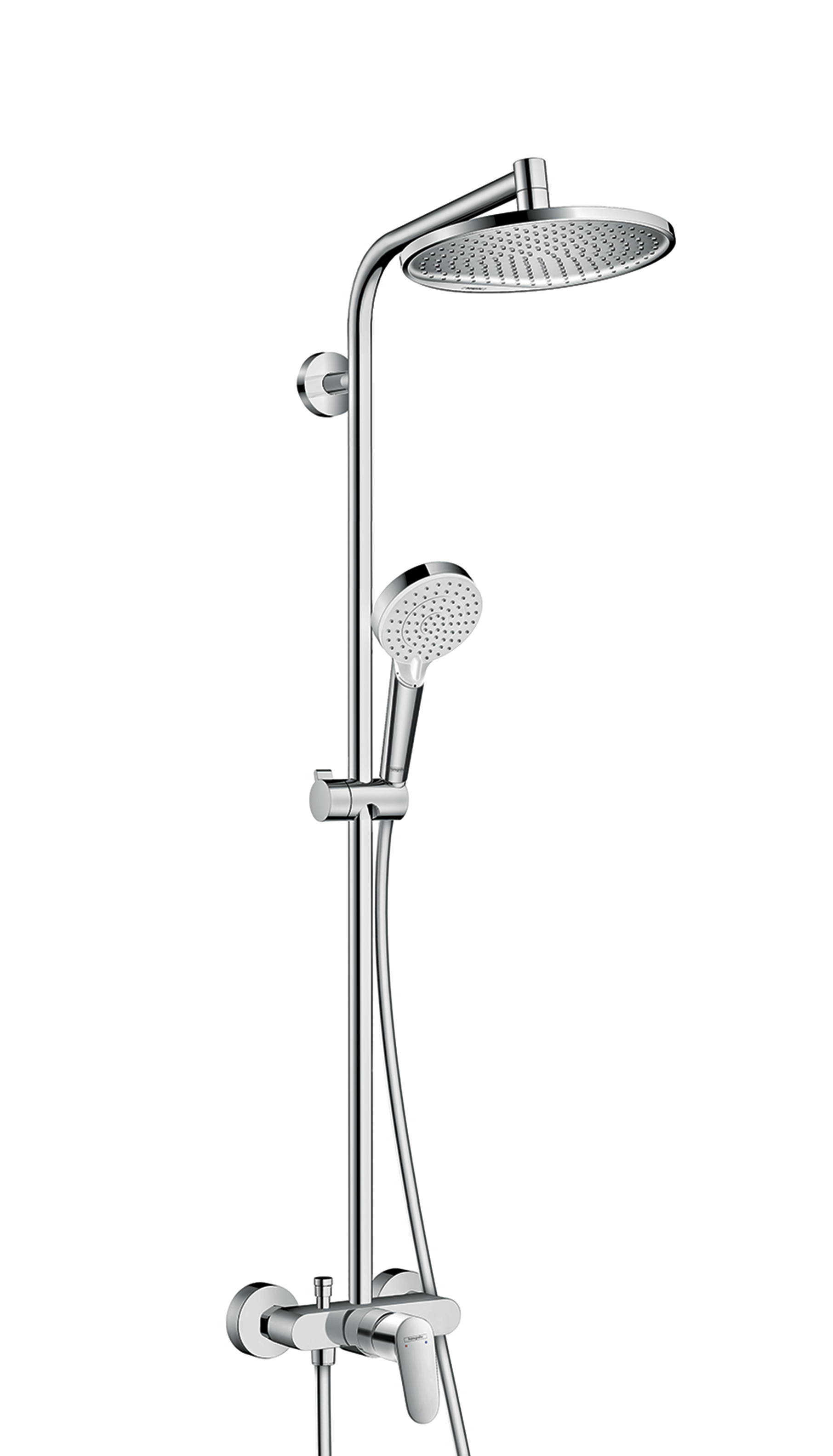 Columna de ducha monomando hansgrohe crometta s240 cromado