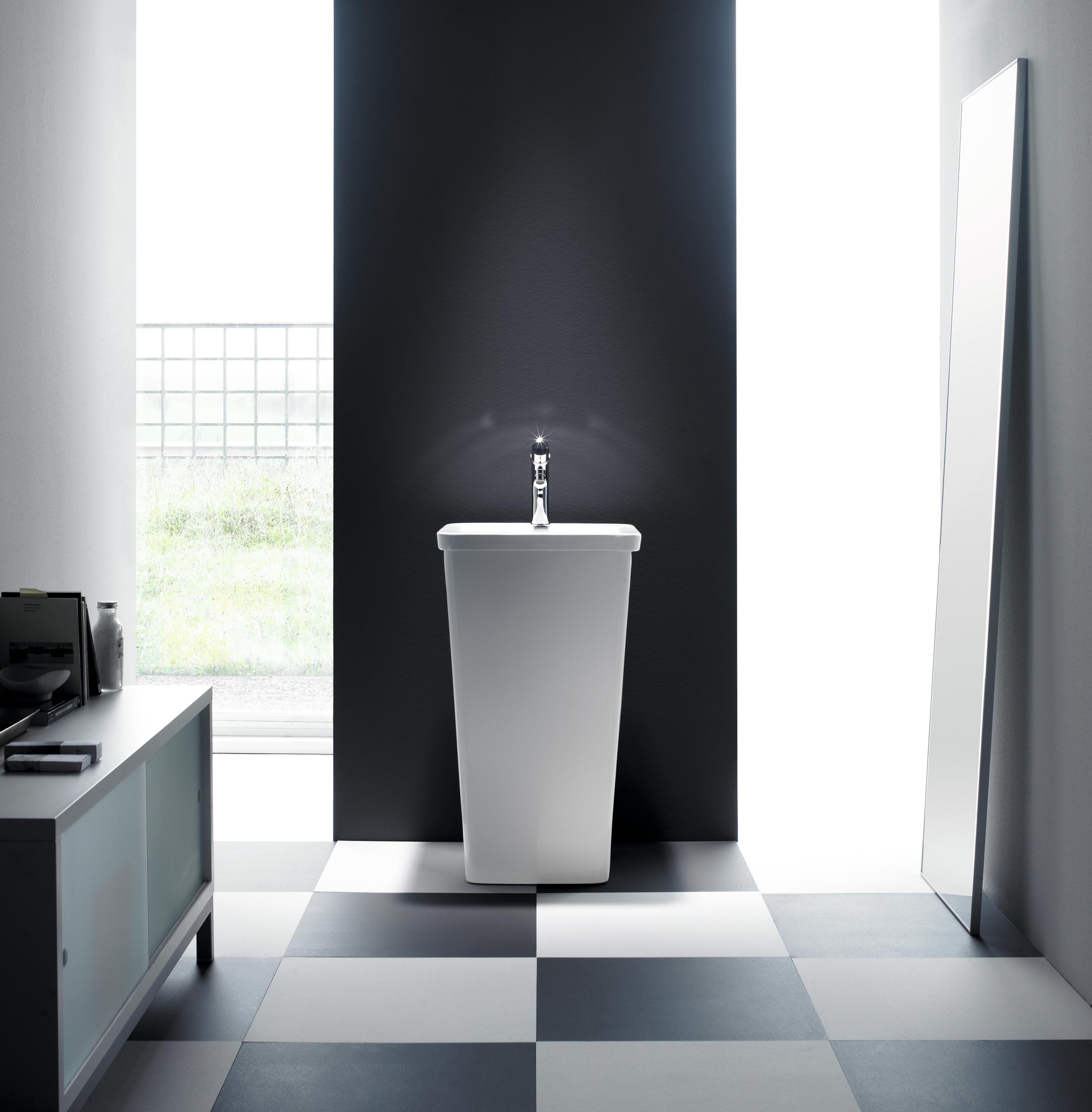 Lavabo de sobreponer toscana blanco brillante 41x80x41 cm