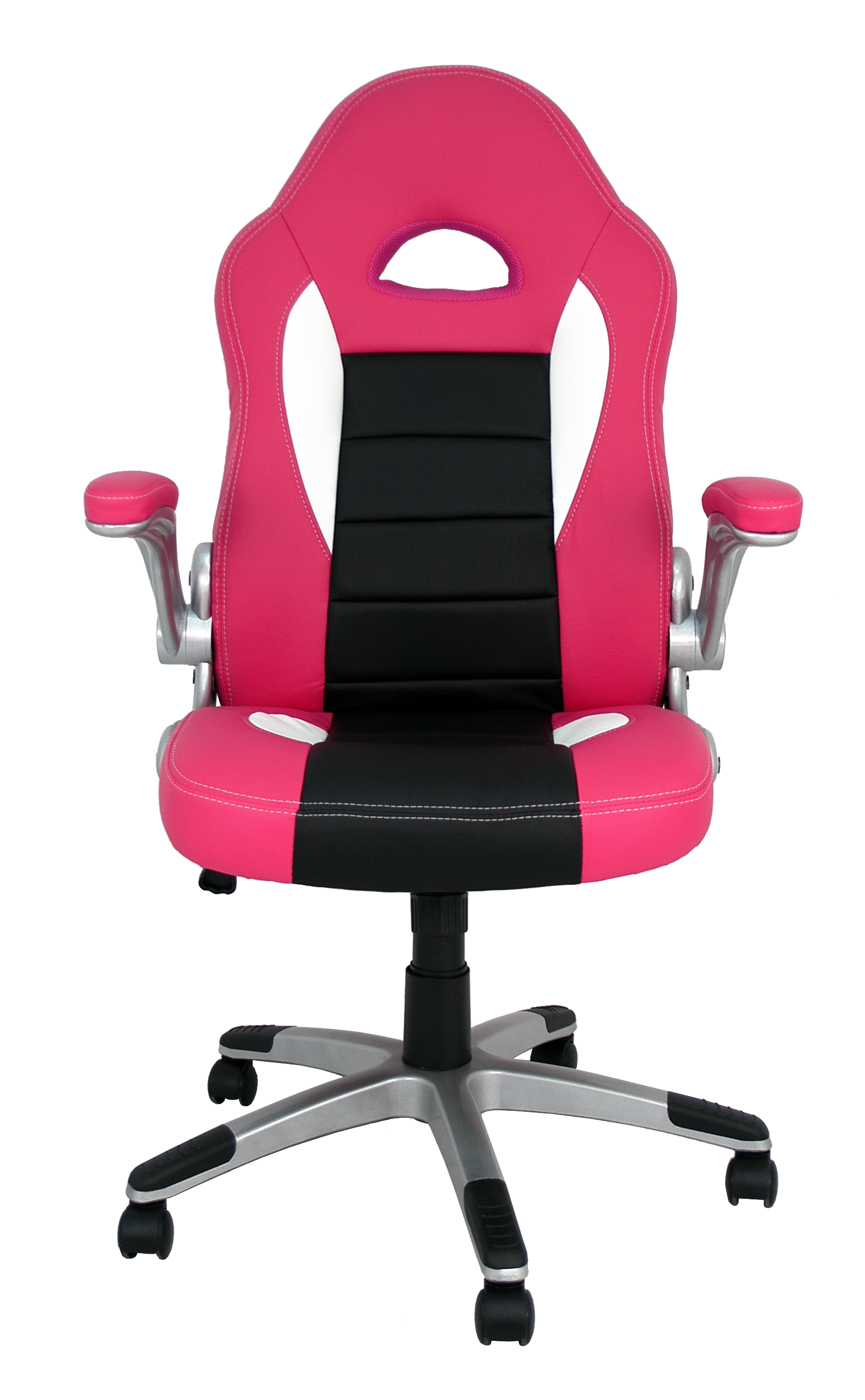 Silla gaming victoria negro y rosa