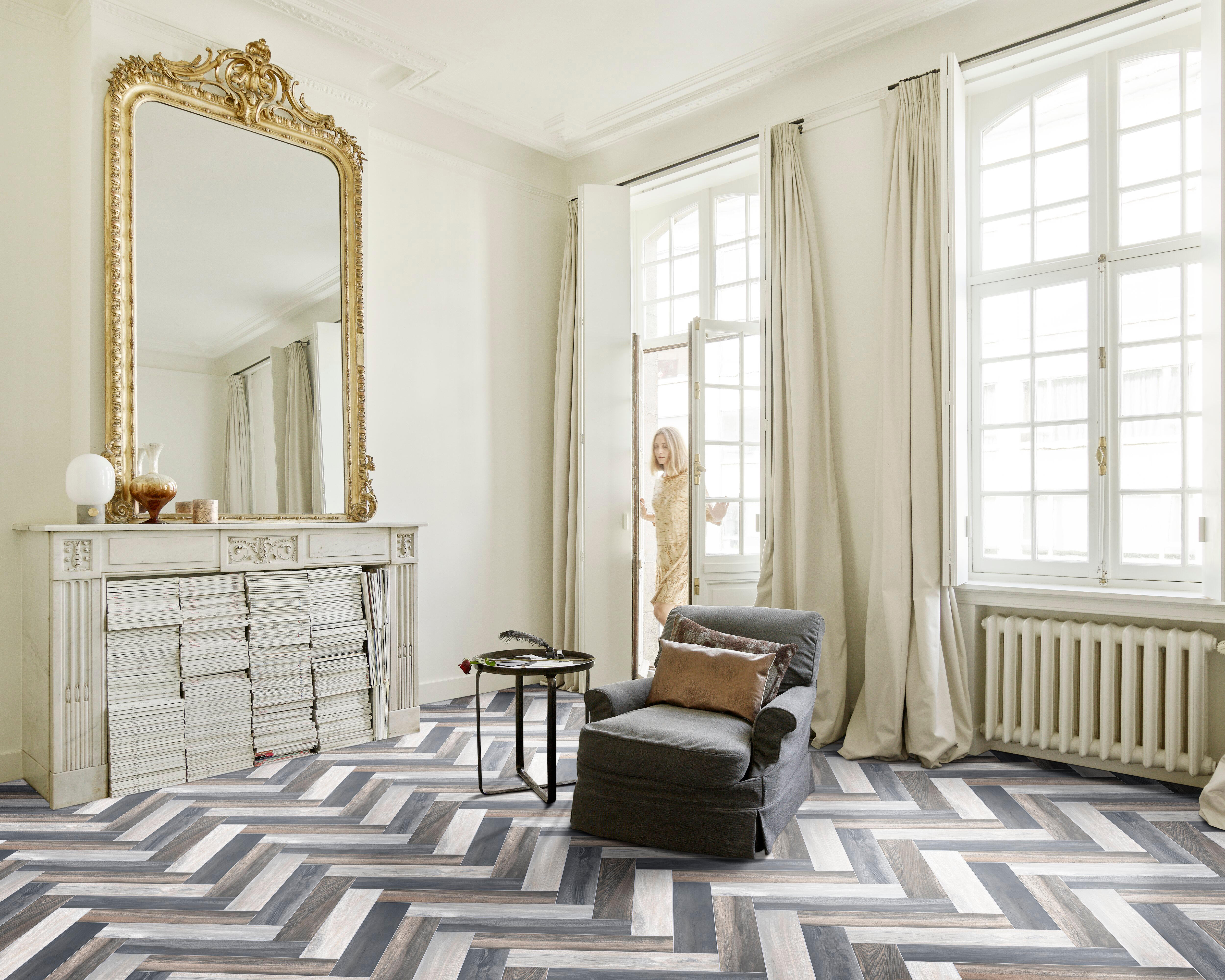 Suelo vinílico en rollo venice madera gris 2m ancho pedido mín. 6m2