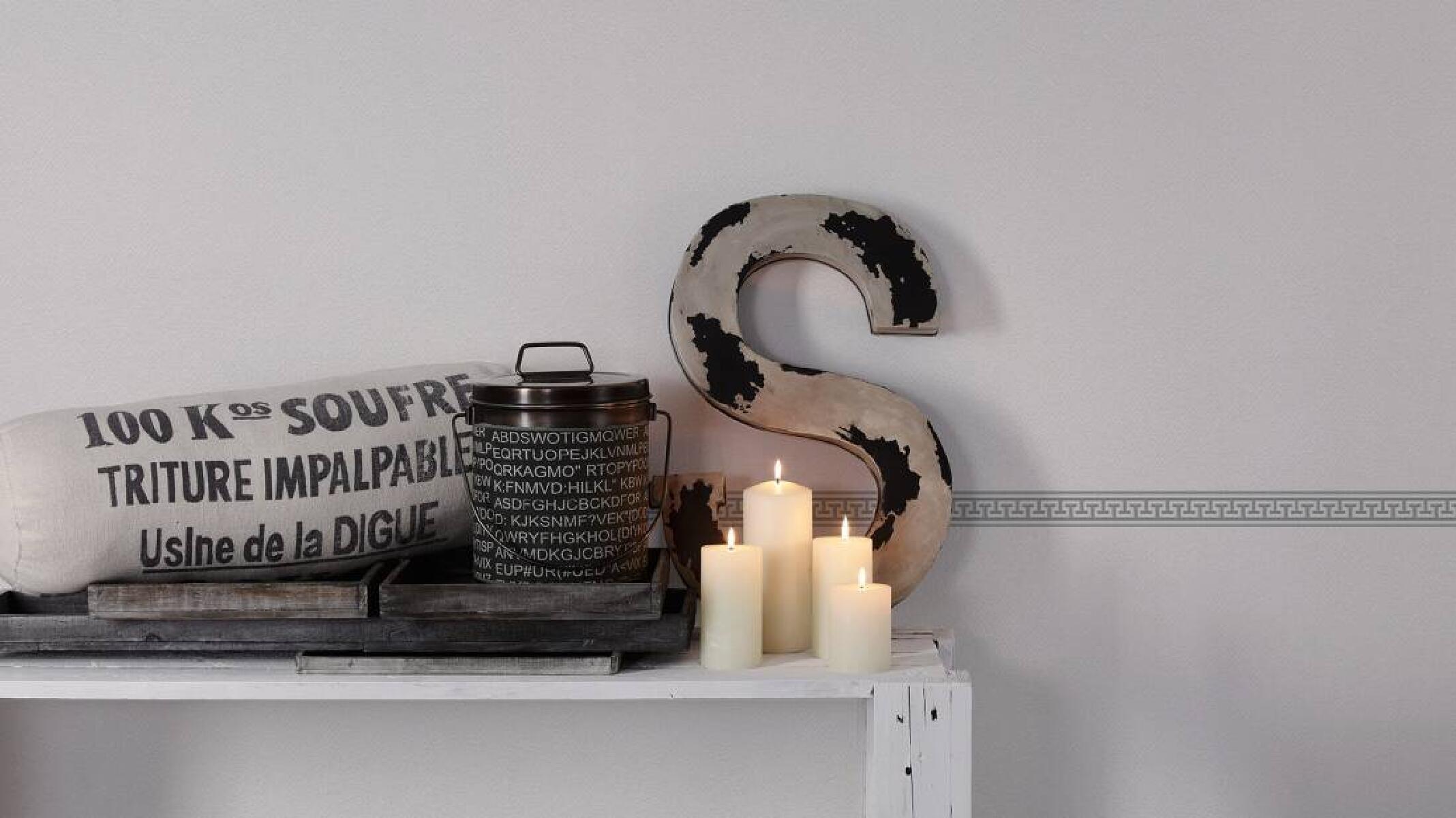 Bordo per carta da parati Greca bianco 4.4 cm x 5 m - 2