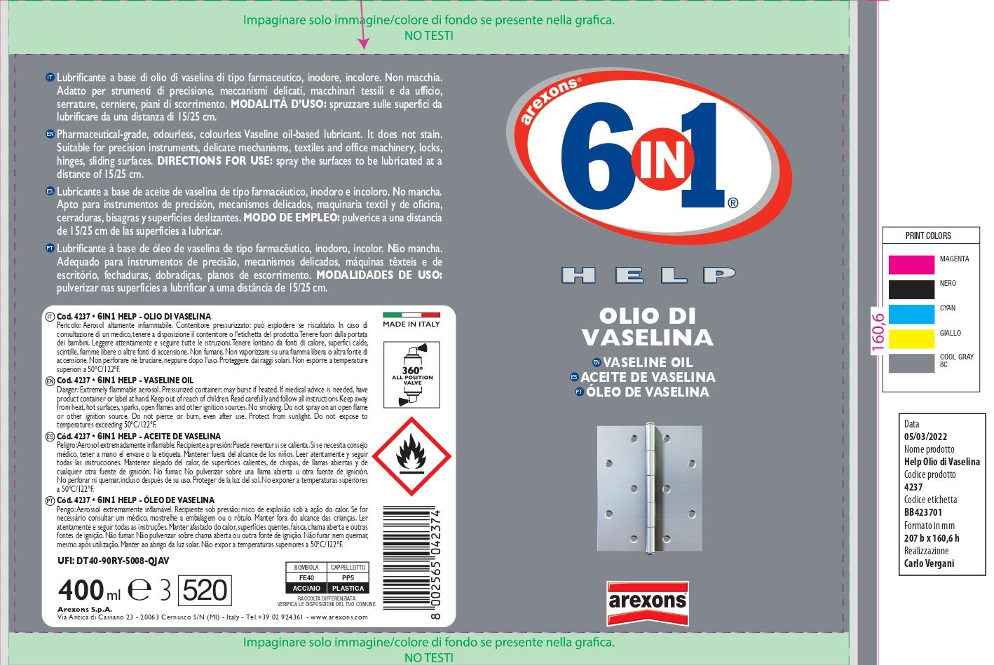 Olio 6IN1 4237 spray 400 ml - 3