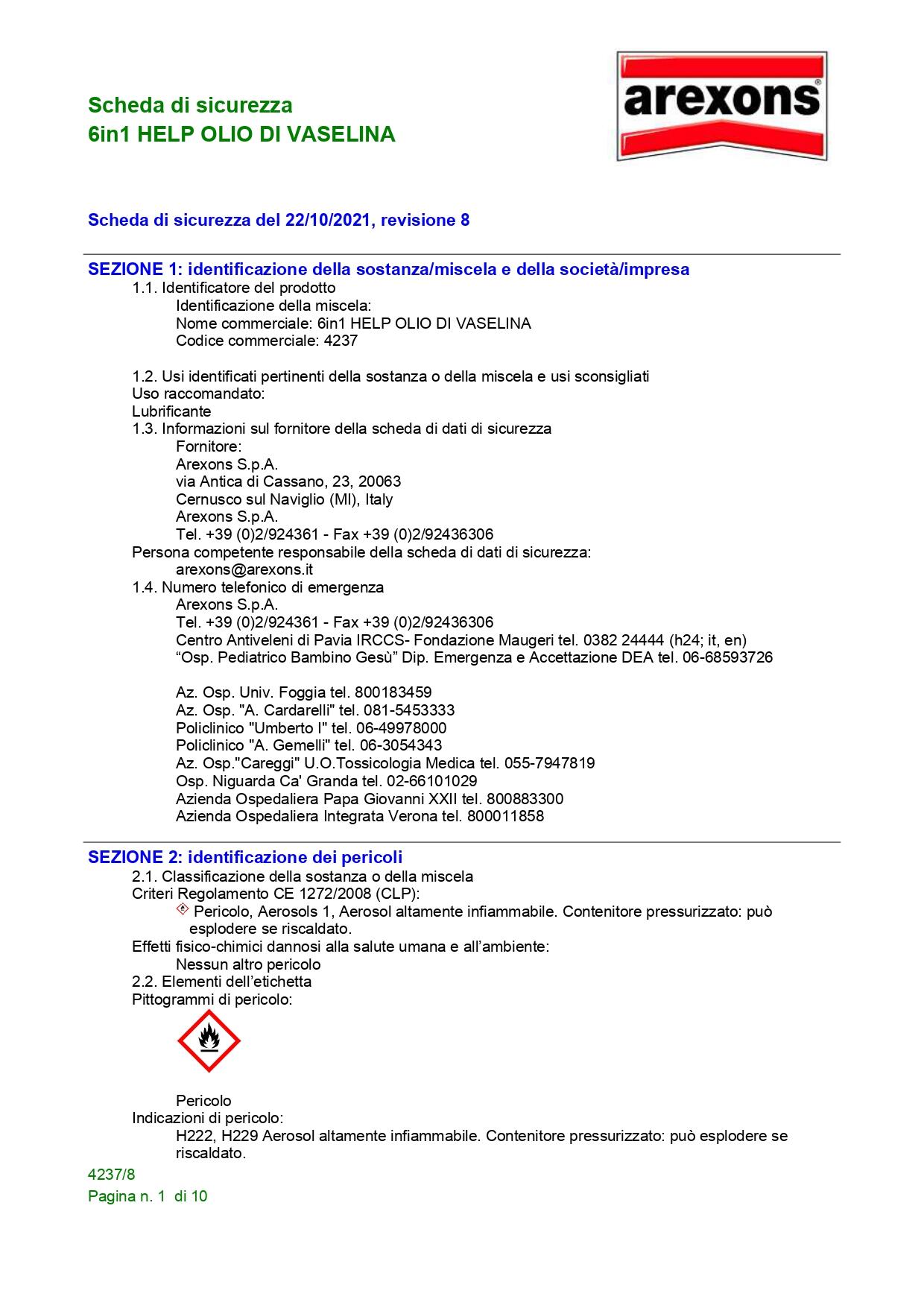 Olio 6IN1 4237 spray 400 ml - 2