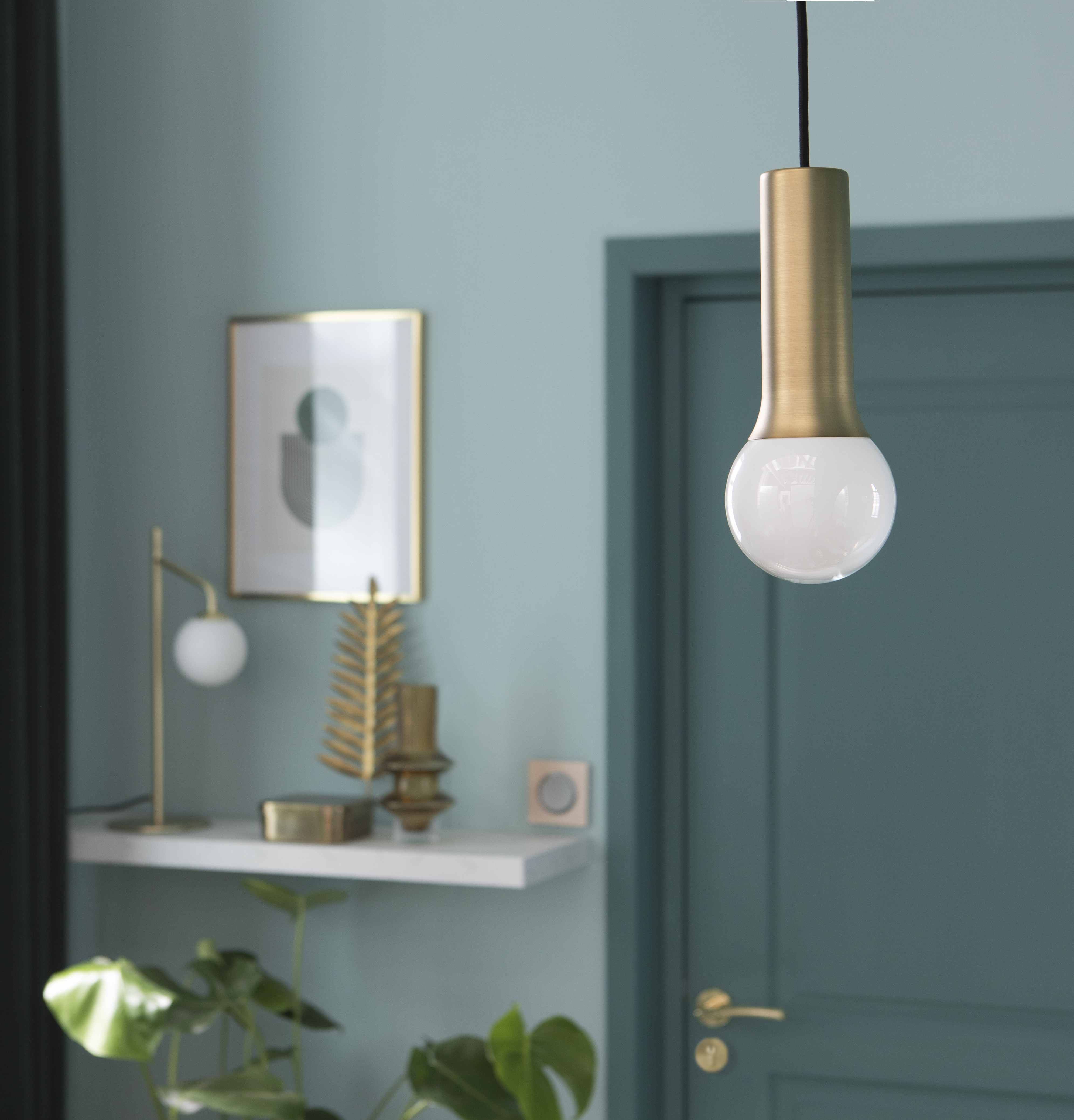 Cornice 50x70 cm in pvc oro lucido per foto INSPIRE Lila - 13