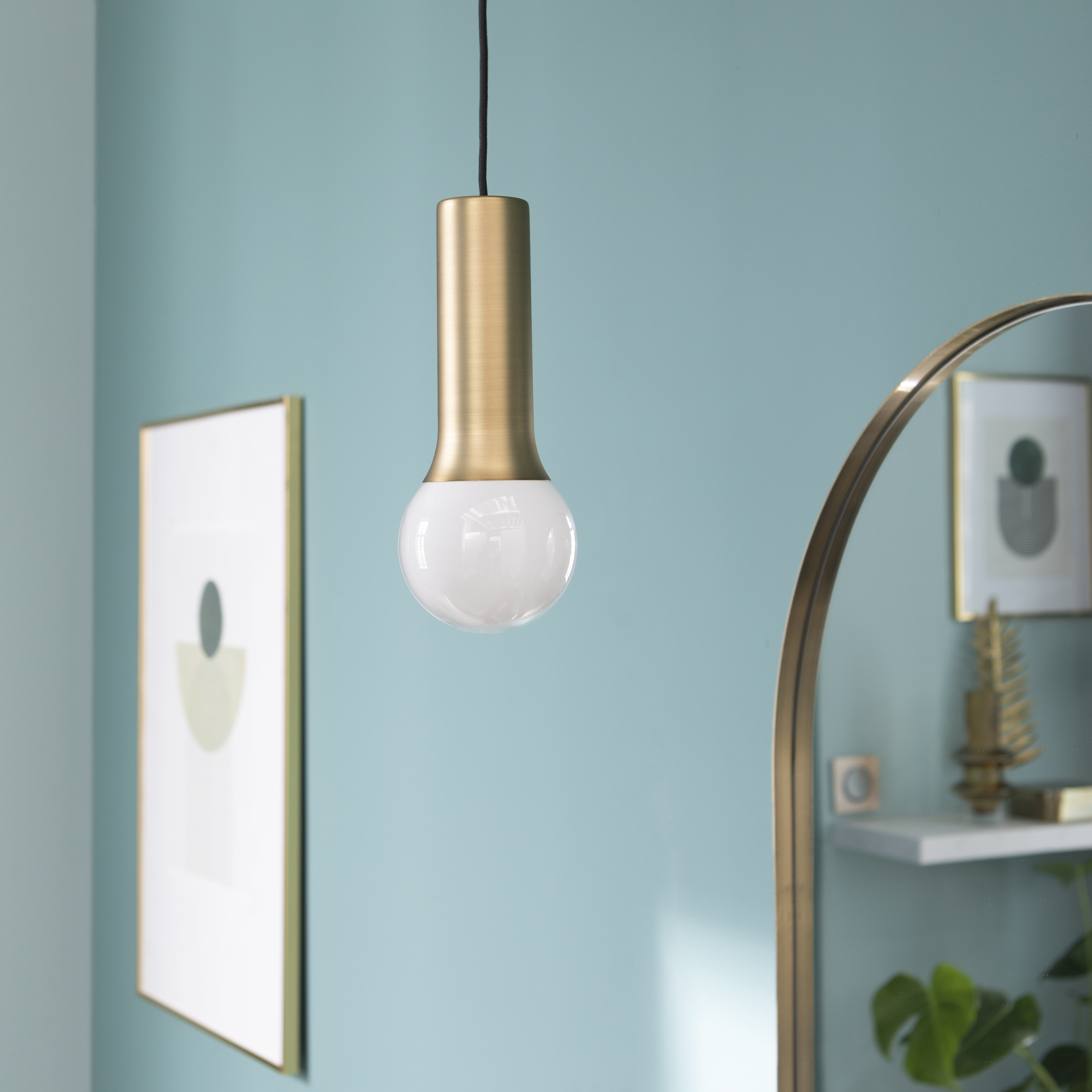 Cornice 50x70 cm in pvc oro lucido per foto INSPIRE Lila - 12