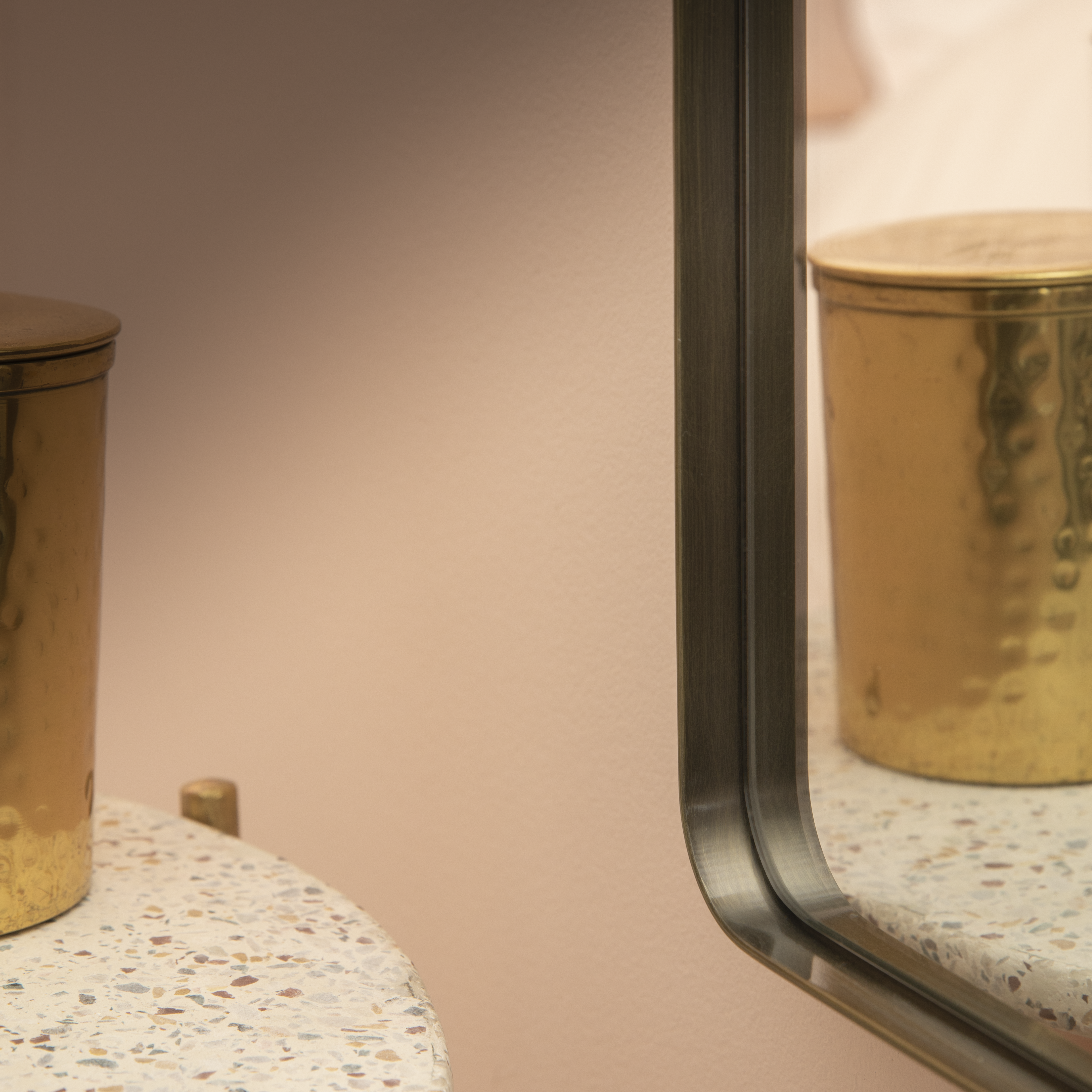 Espelho Glam 40x130cm ouro Inspire - 8