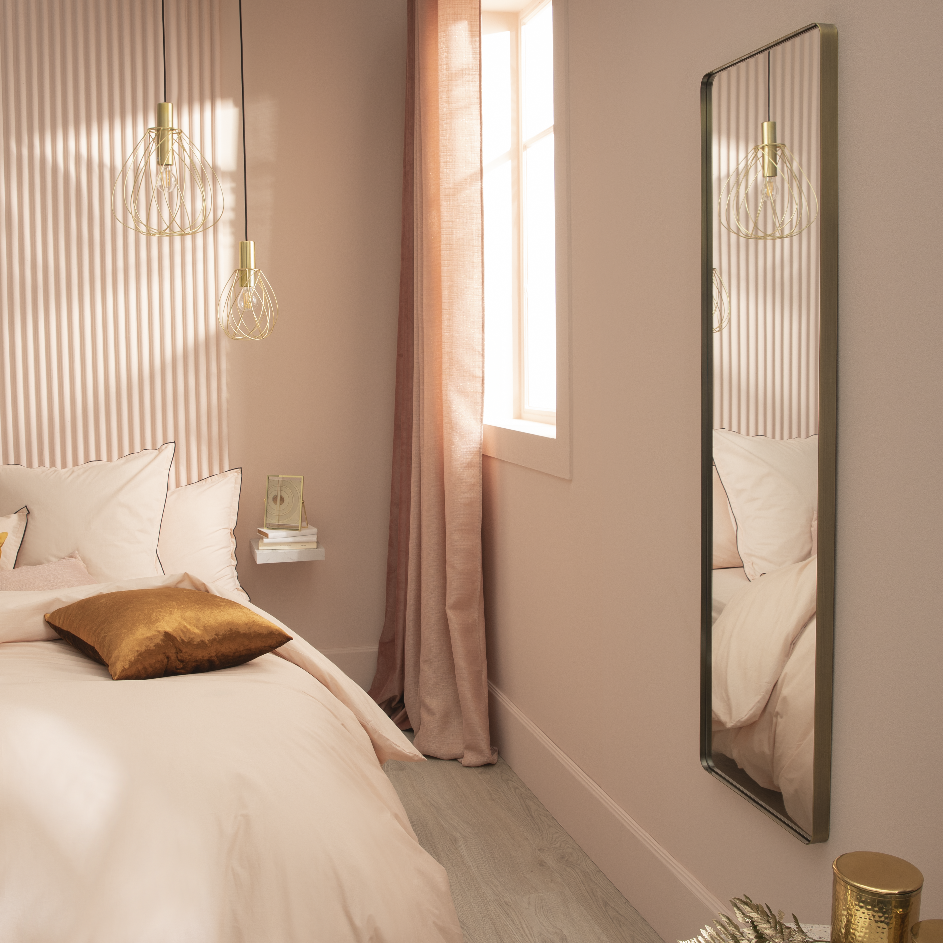 Espelho Glam 40x130cm ouro Inspire - 14