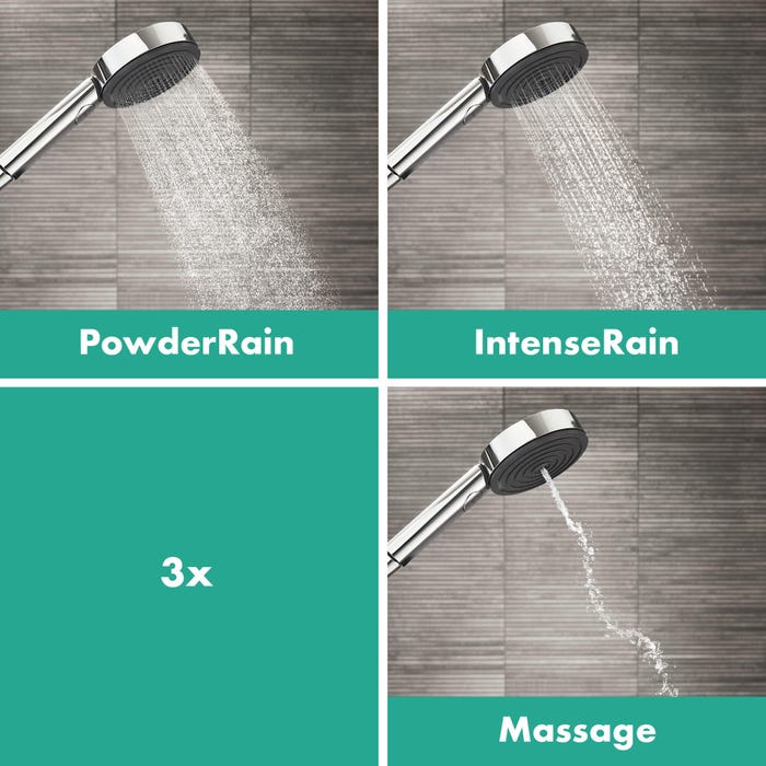 3 types de jets exceptionnels pommeau de douche hansgrohe pulsify