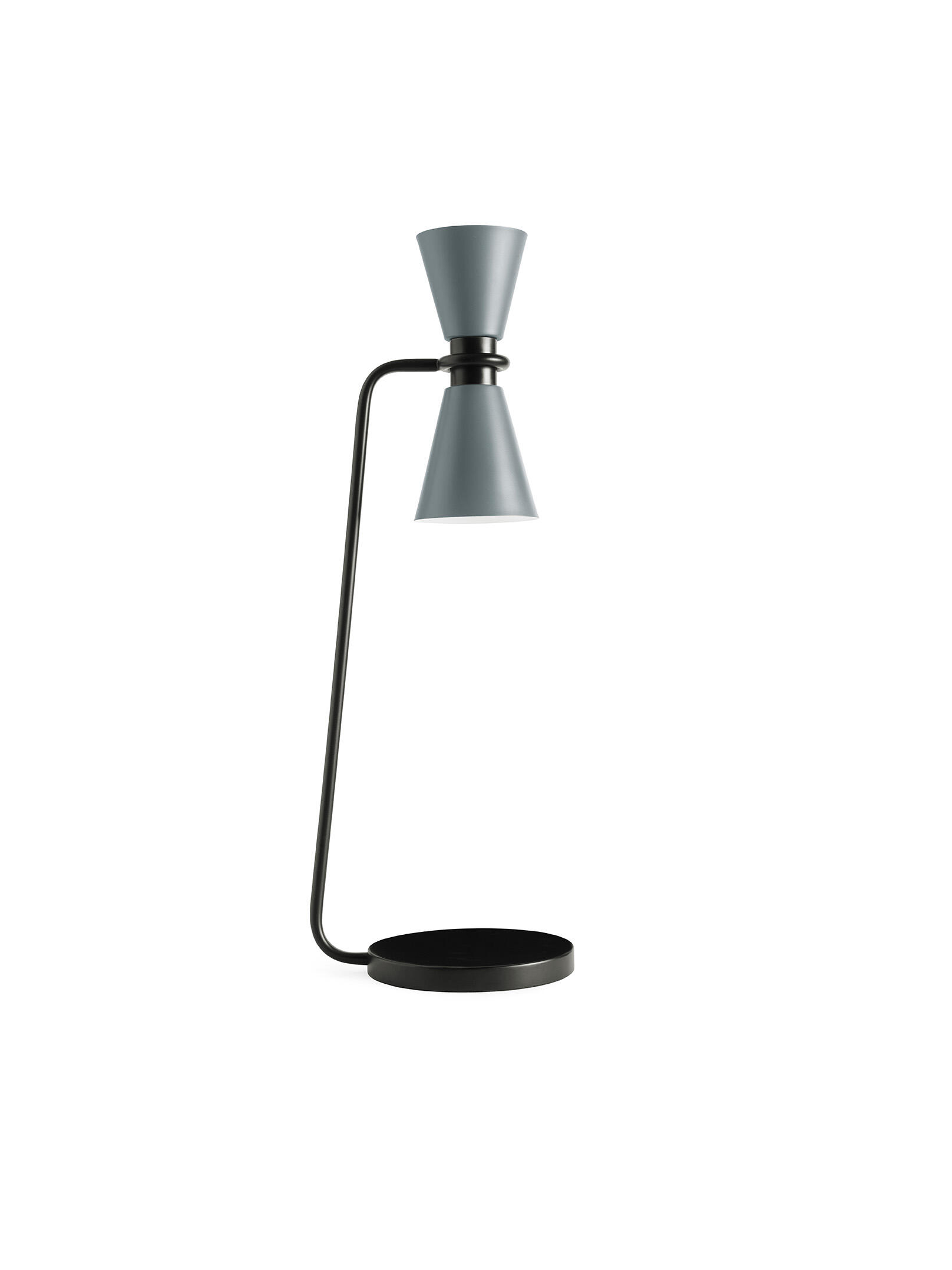 MILOOX Lampada da tavolo glamour Graal 2xE27