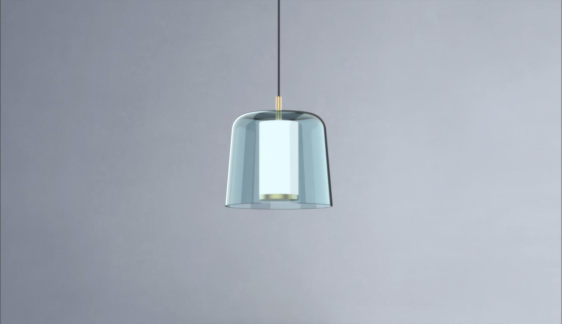 MILOOX Lampadario Moderno Frieda oro paralume oro G9