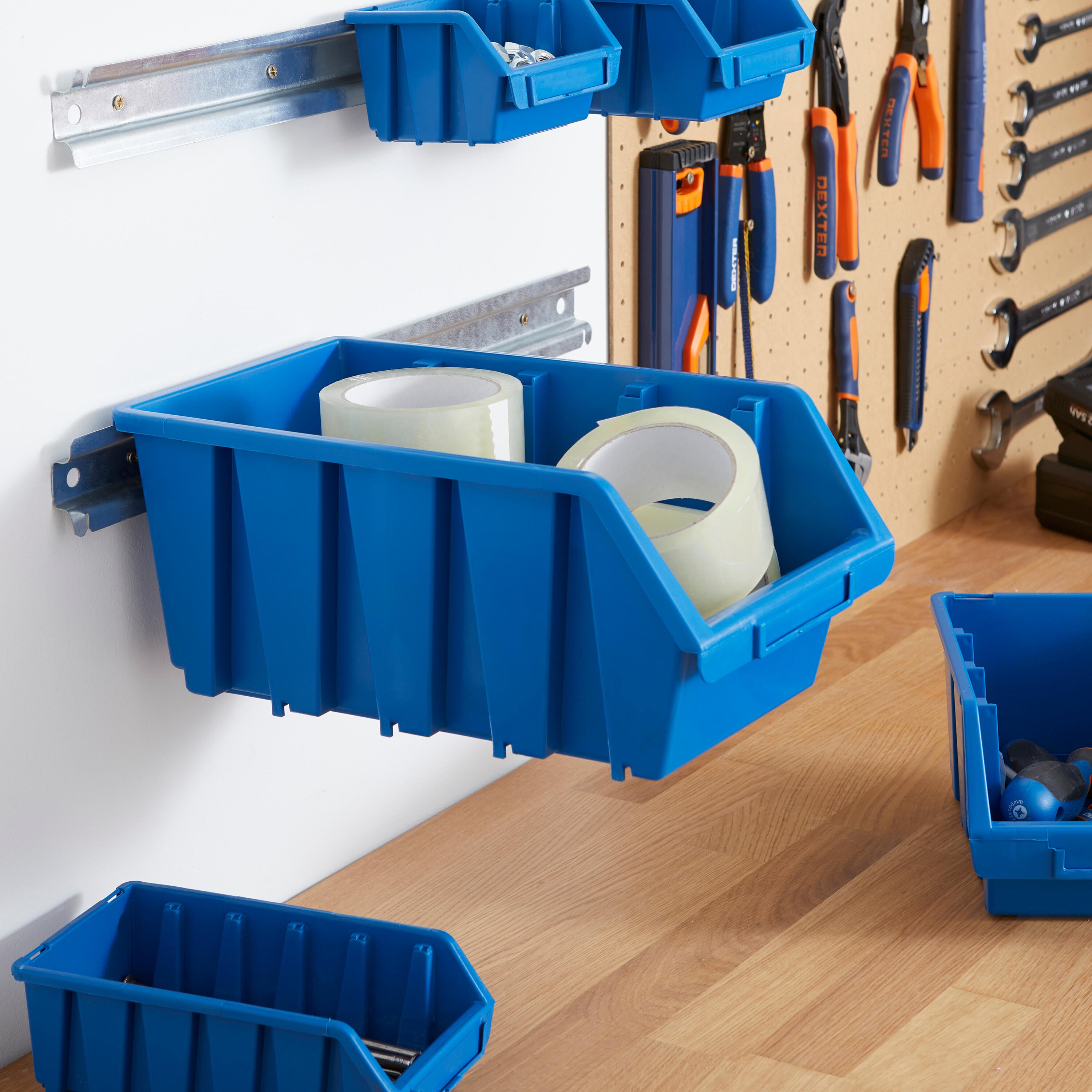 Bac en plastique DEXTER, l.20.4 x H.15.5 x P.34 cm - 4