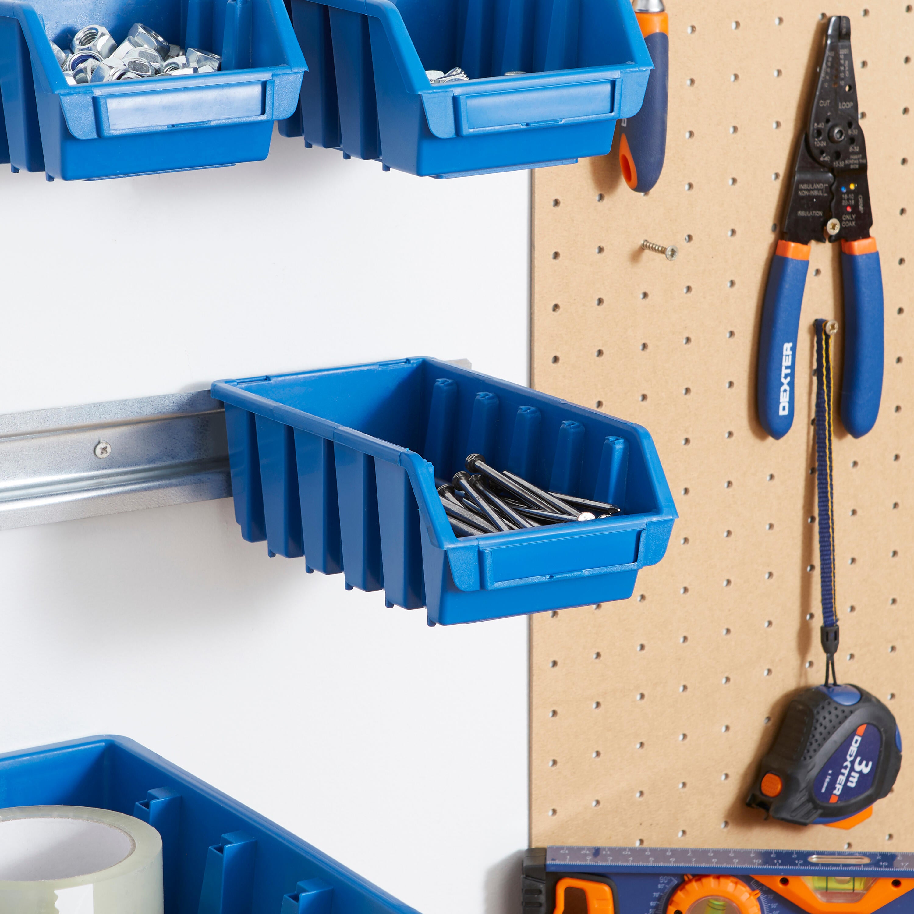 Gaveta Dexter azul L de 17x12.6x24 cm - 4