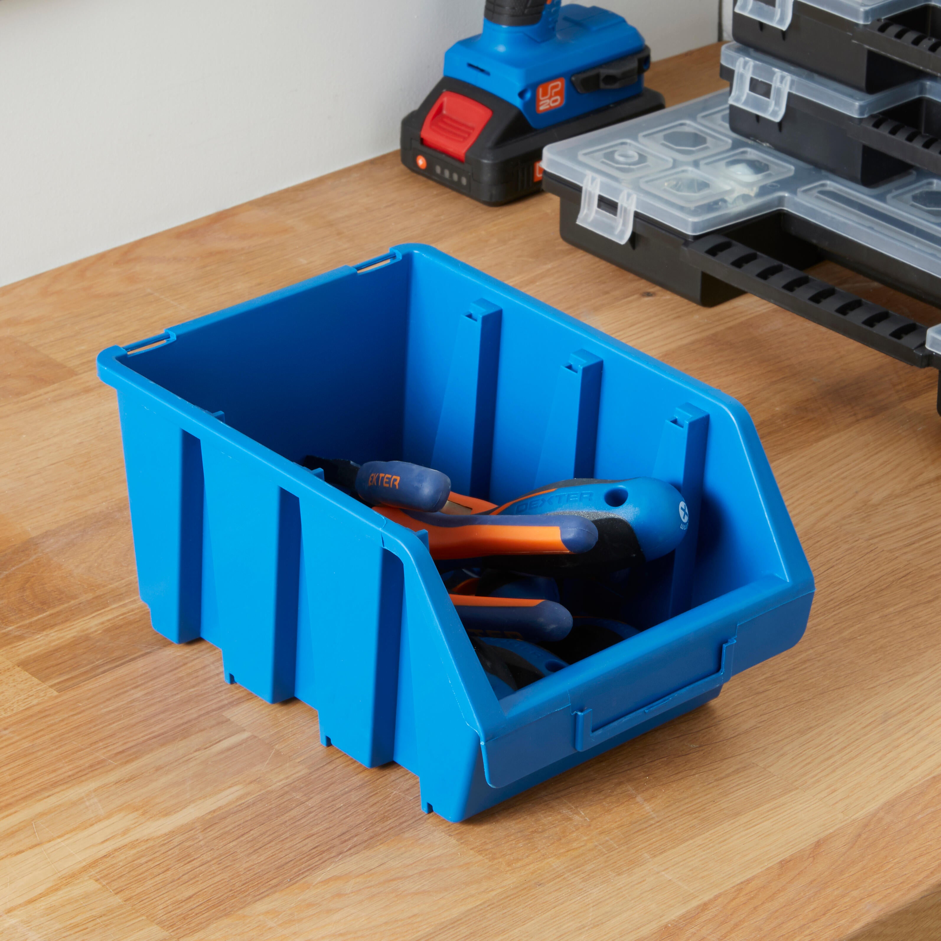 Gaveta de plástico DEXTER AZUL M 116X212X75MM - 2