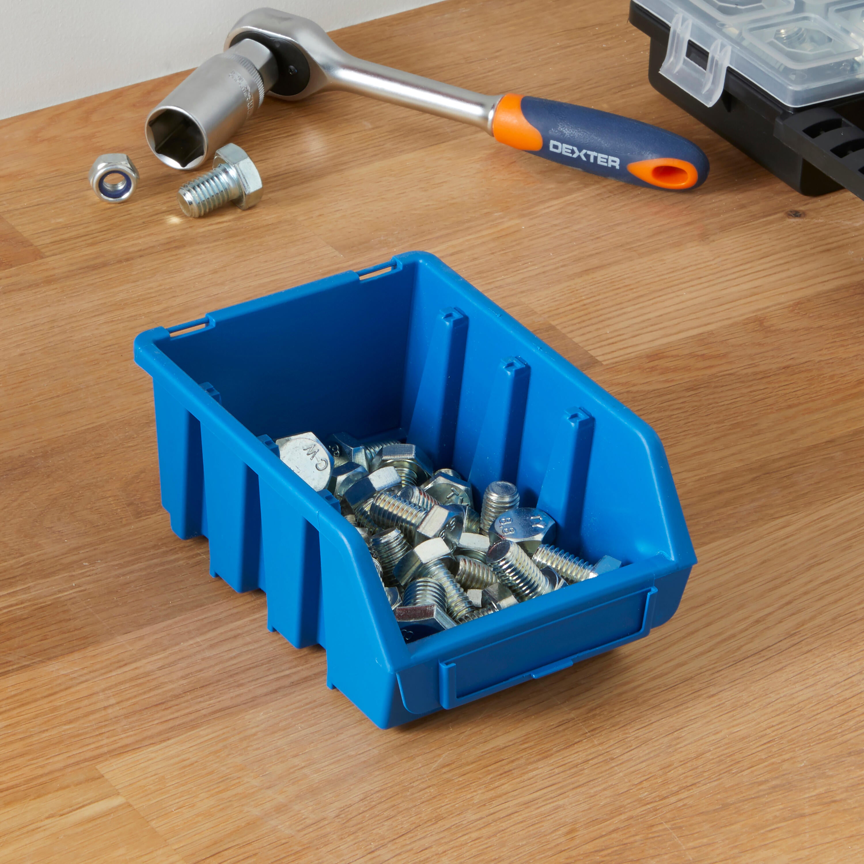 Bac en plastique DEXTER, l.11.6 x H.7.5 x P.16.1 cm - 3