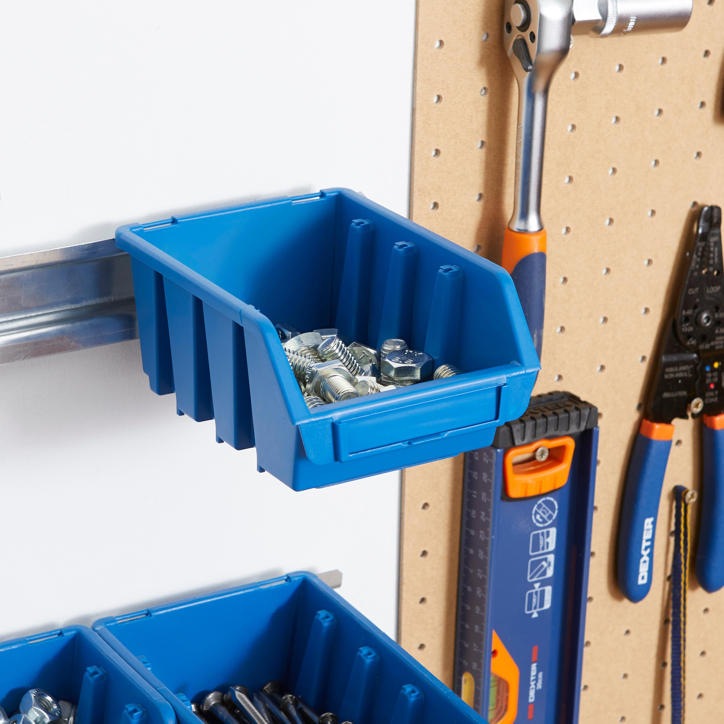 Bac en plastique DEXTER, l.11.6 x H.7.5 x P.16.1 cm - 2