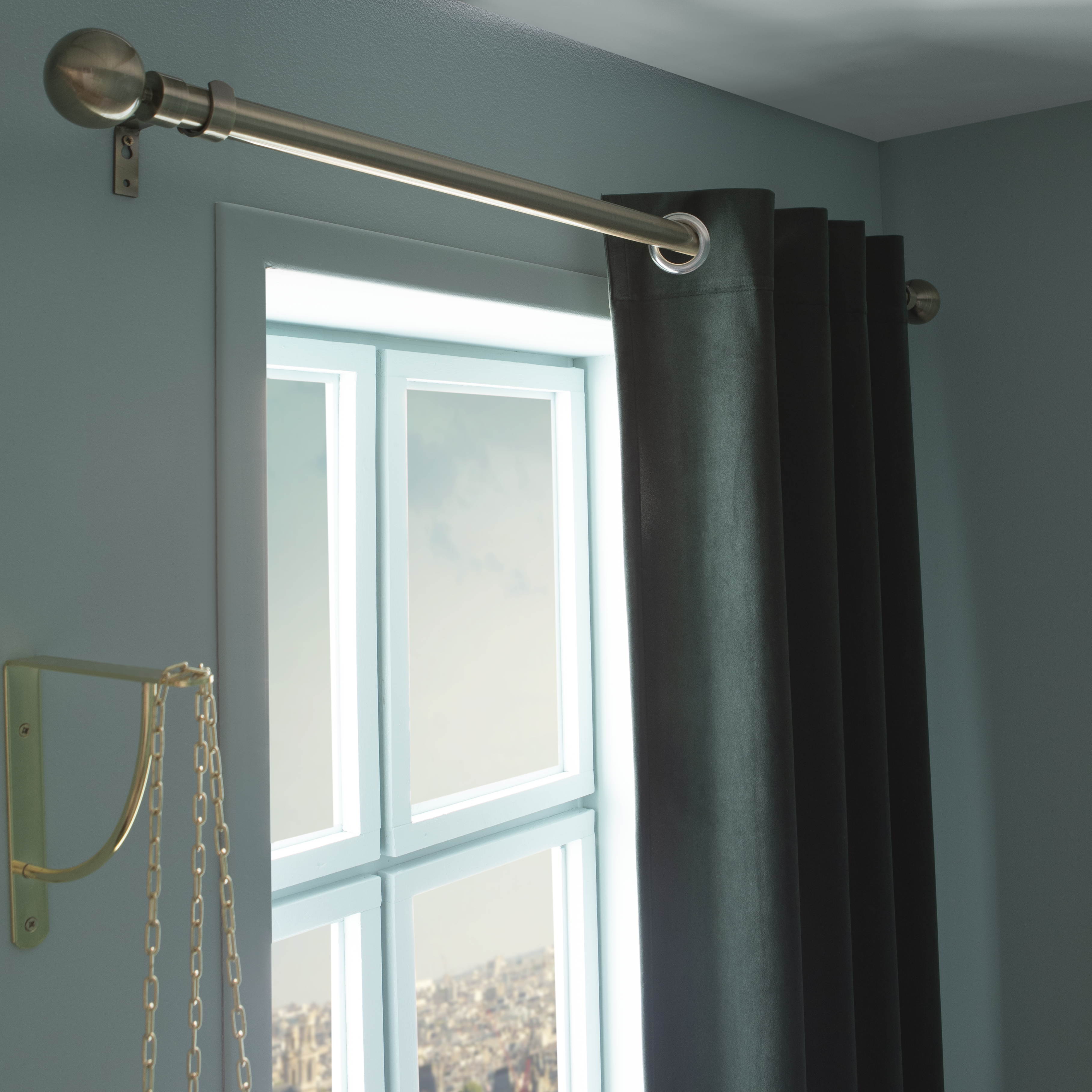 Rideau tamisant, Clarks, vert H.280 x l.140 cm INSPIRE - 6