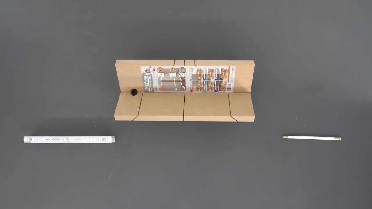 Kit de moulures en polymère extrudé D10, 80 x 80 mm, lot de 12 x 2 m - 7
