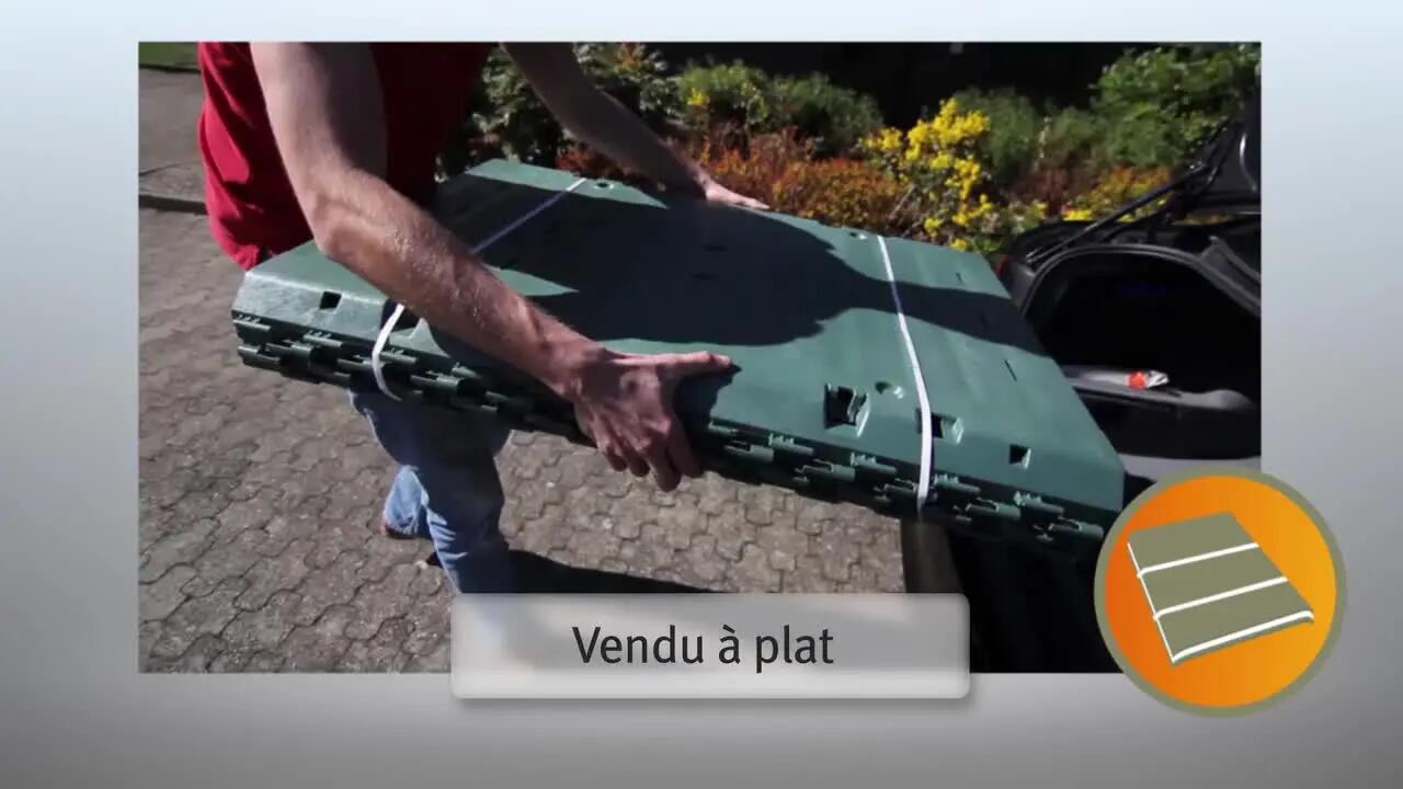 Composteur d'extérieur GARANTIA Thermoking vert 900 l - 7