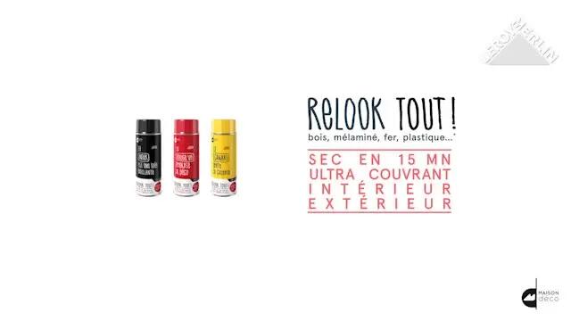 Bombe de peinture Relook tout MAISON DECO vitamine brillant 400 ml - 9