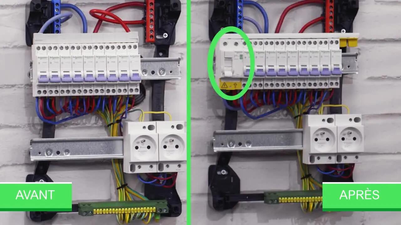 Interrupteur différentiel 2 pôles 63A 30mA Type AC Resi9 XP, SCHNEIDER ELECTRIC - 7