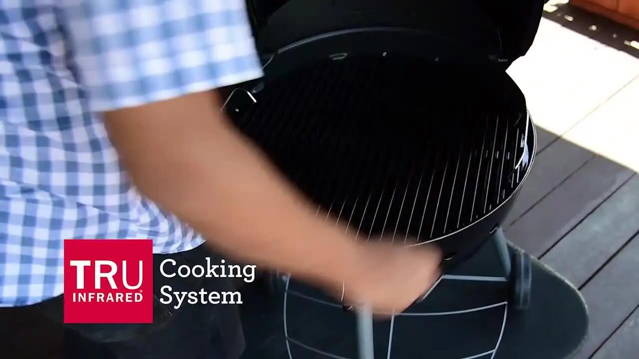 Barbecue au charbon de bois CHAR-BROIL rond, noir - 8