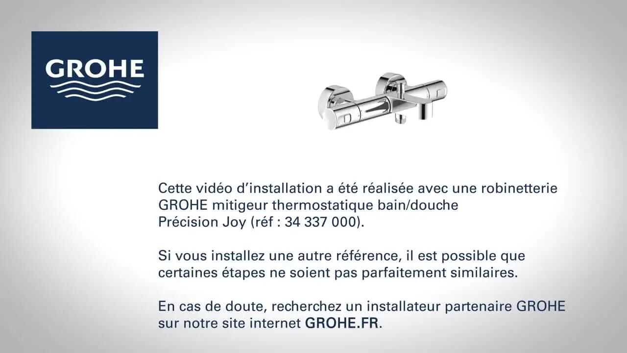 Mitigeur de bain thermostatique chrome, Precision Trend -QuickFix, GROHE - 8