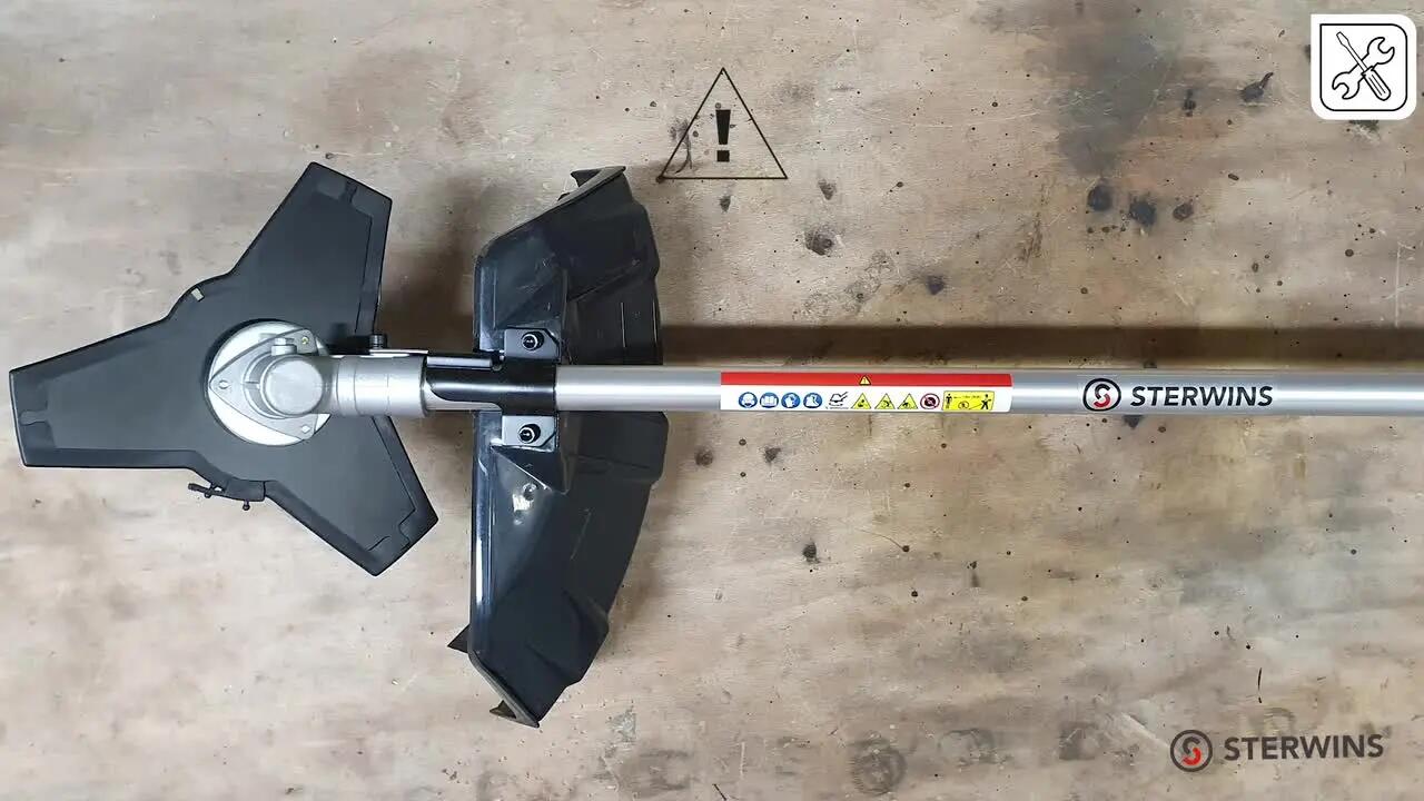 Lame 3 dents 22.5 cm STERWINS pour débroussailleuse sur batterie UP40 - 2